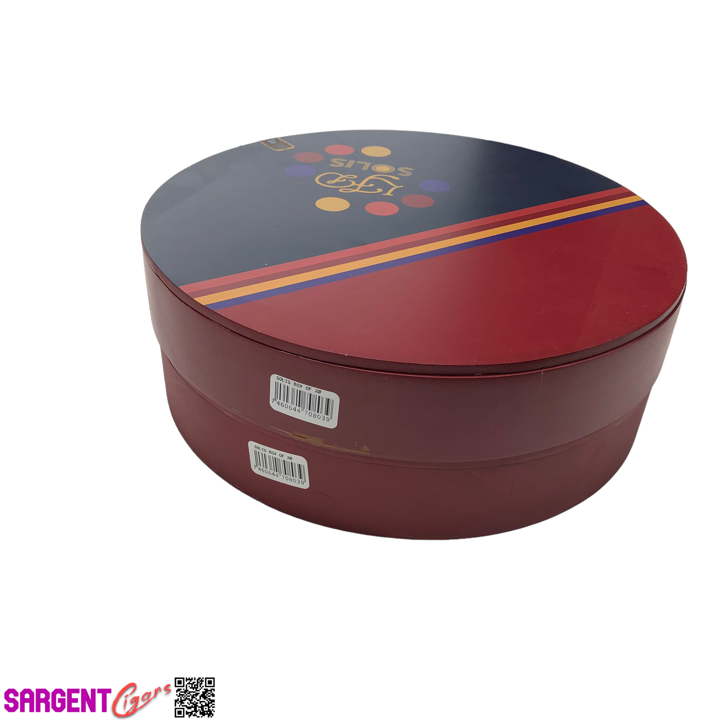 Lot of 2 LFD Solis Empty Wooden Cigar Boxes 11x11x2