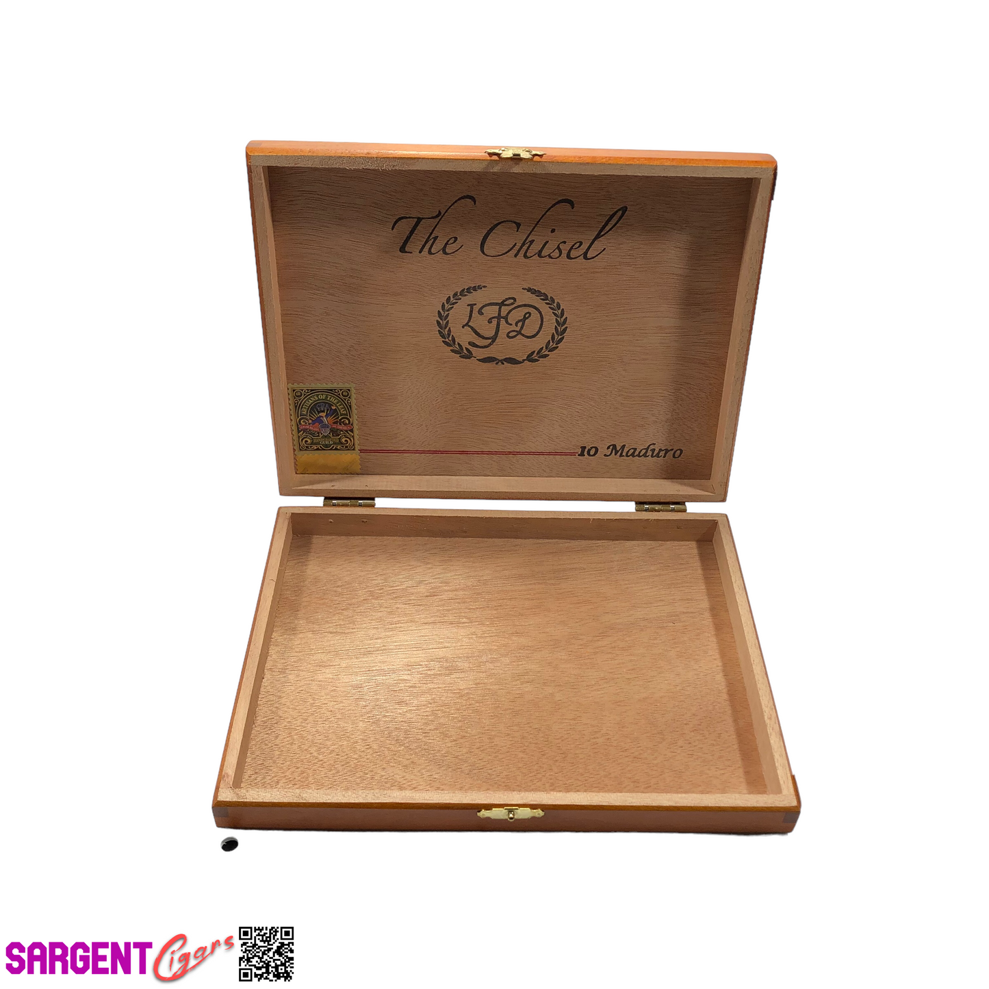 LFD Chisel Maduro Empty Wooden Cigar Box 8.75x6.75x1.5