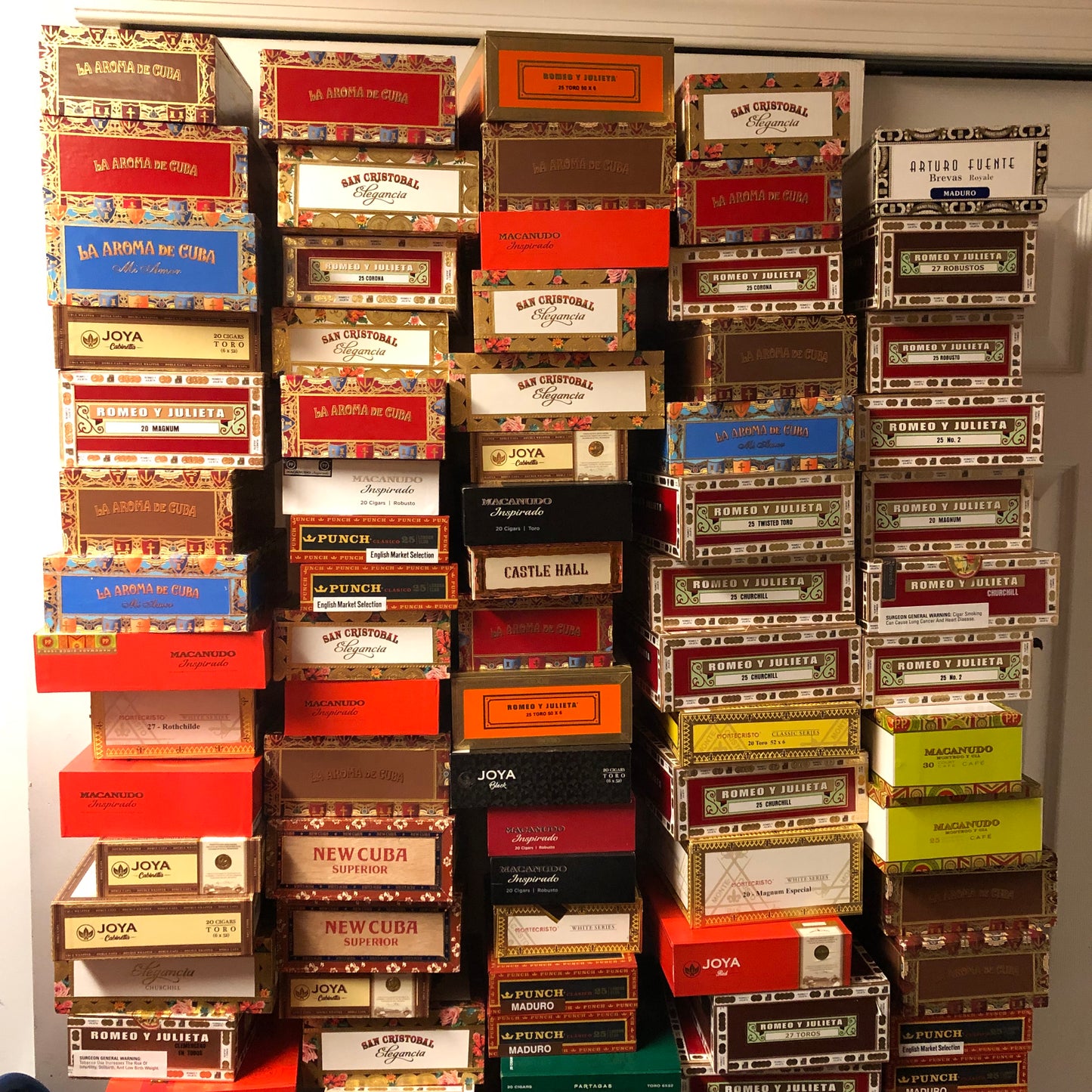 Lot of 15 Empty Cigar Boxes