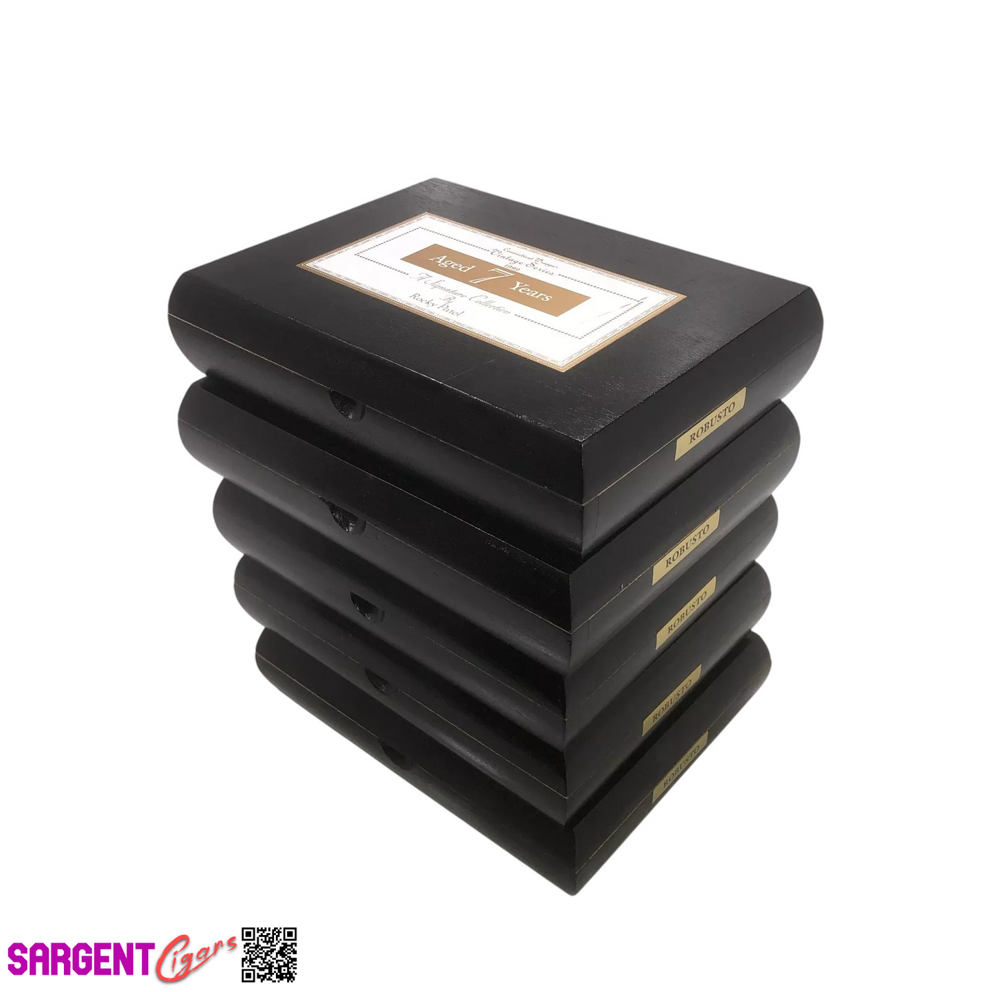 Lot of 5 Rocky Patel Robusto Empty Wooden Cigar Boxes 9x6.5x2 #2