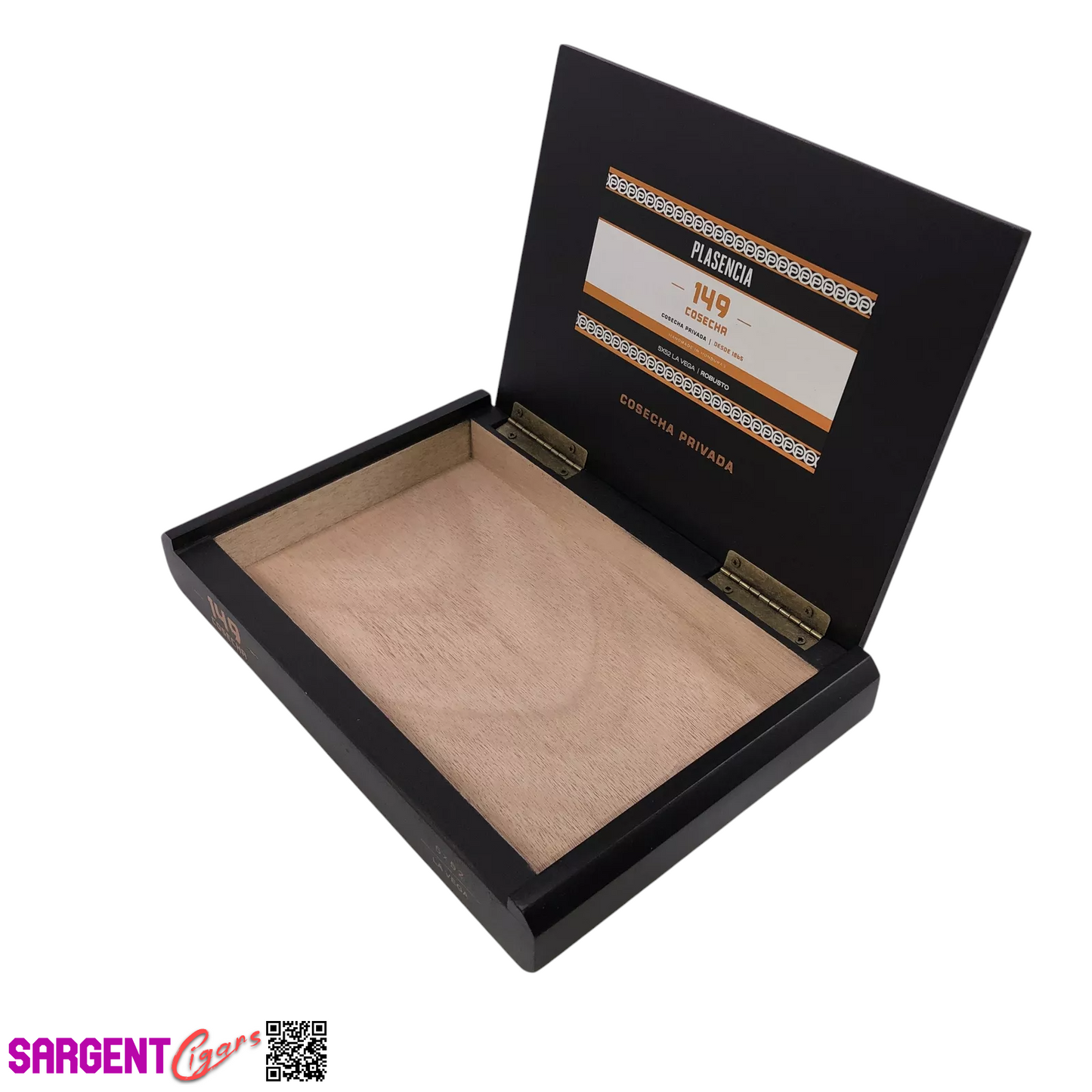 Plasencia 149 Cosecha Robusto Empty Wooden Cigar Box 9.25x6.5x1.25