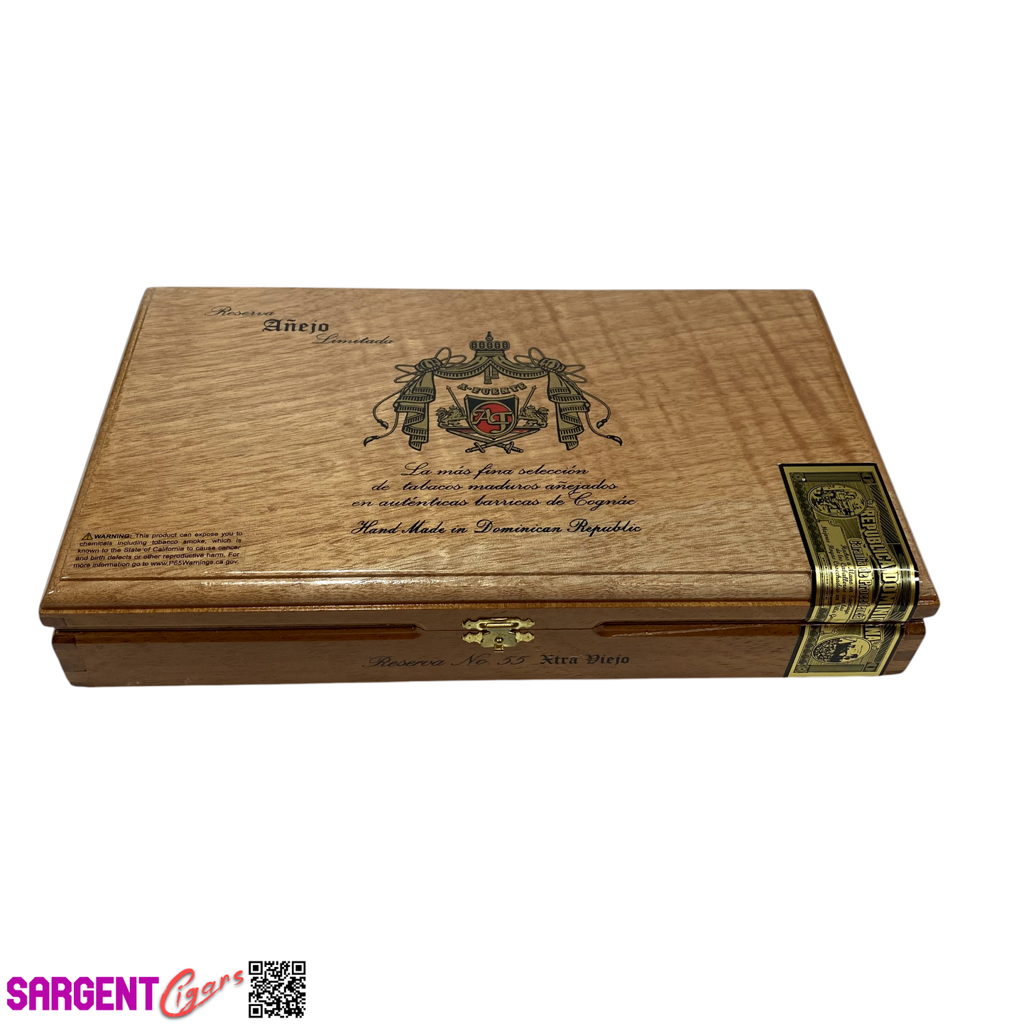 Arturo Fuente Anejo No55 Empty Wooden Cigar Box 12.25x7.25x2.25