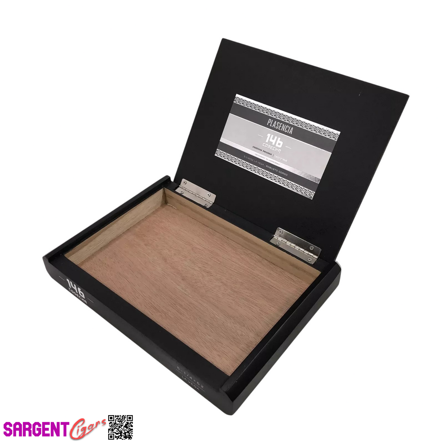 Plasencia 146 Cosecha Robusto Empty Wooden Cigar Box 9.25x6.75x1.25