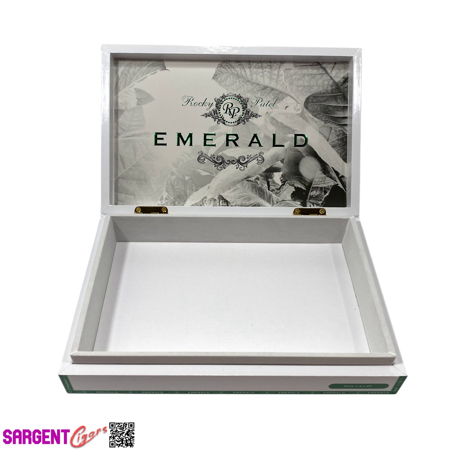 Rocky Patel Emerald Sixty Empty Wooden Cigar Box 11x7x2