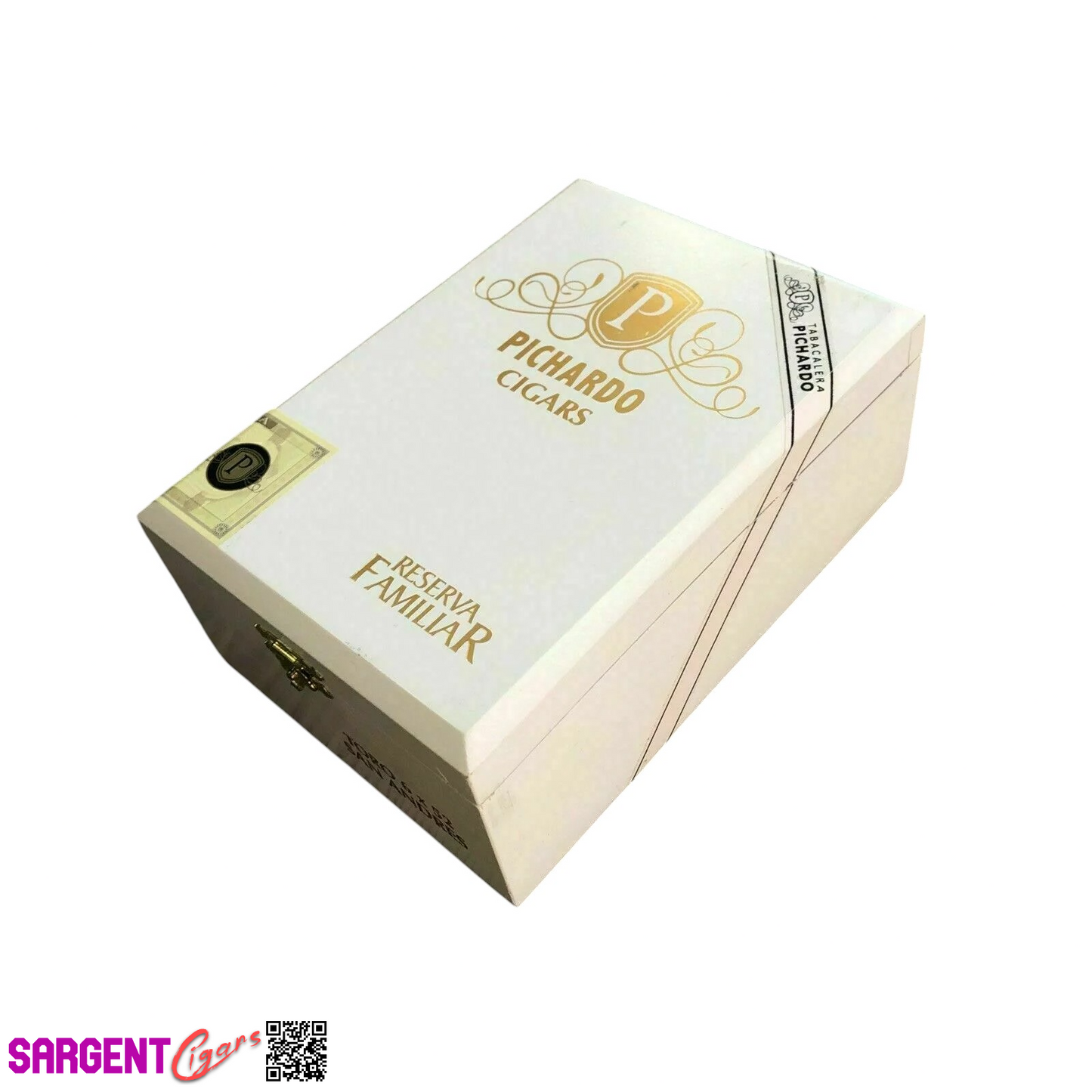 Pichardo Cigars Reserva Familiar Empty Wooden Cigar Box 5x7x3