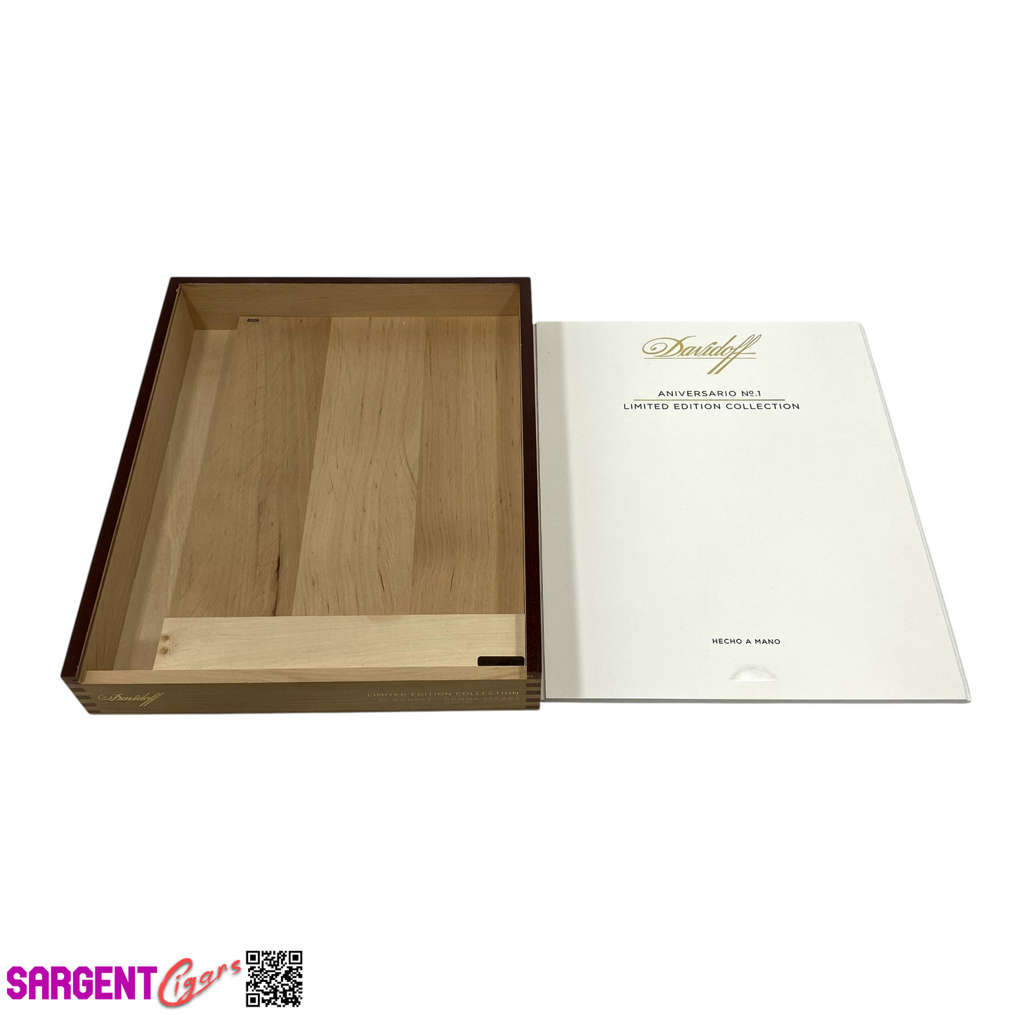 Davidoff Anniversario No1 Limited Edition Empty Wooden Cigar Box 8.5x10.5x1.5