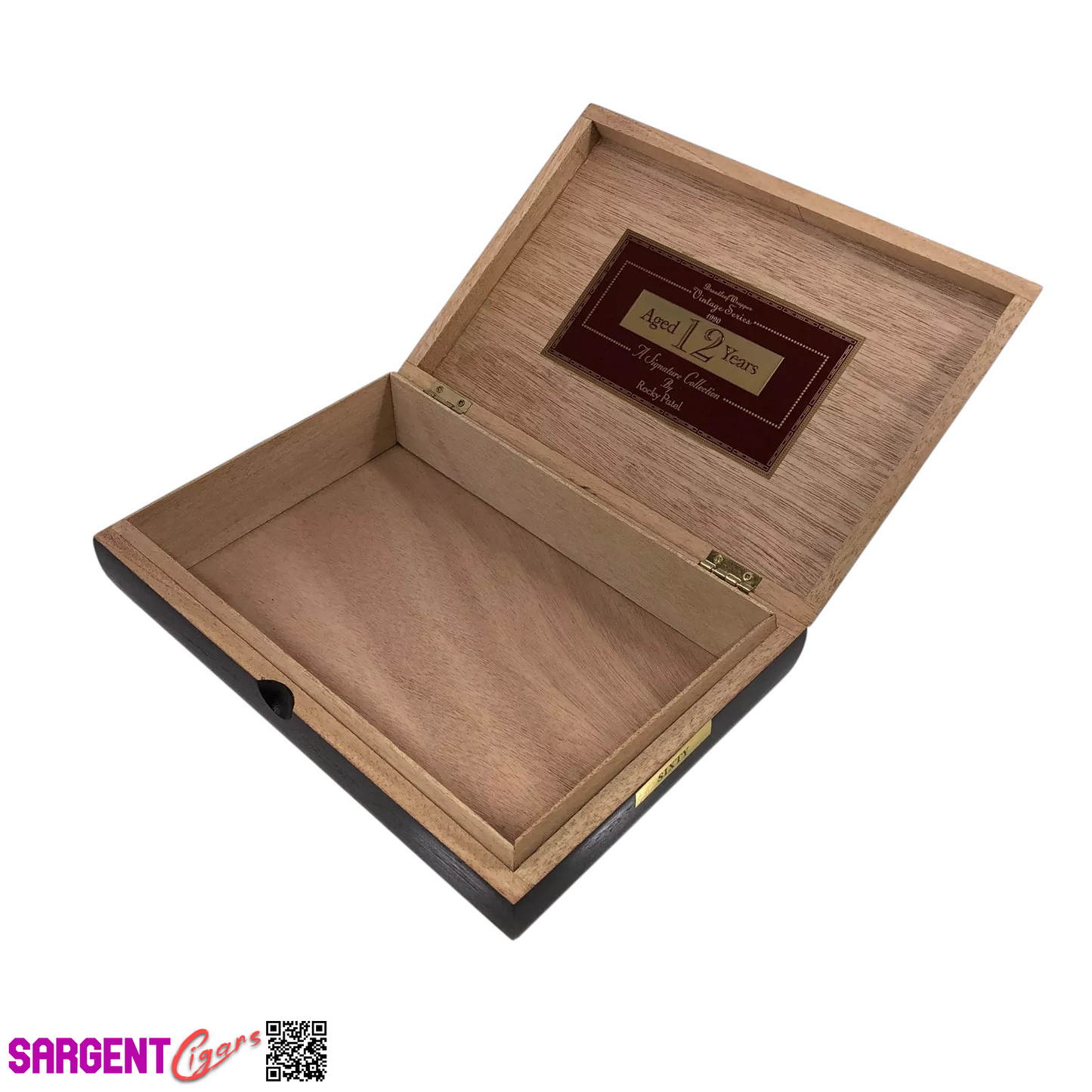Rocky Patel Sixty 1990 Empty Wooden Cigar Box 10.5x7.25x2.25