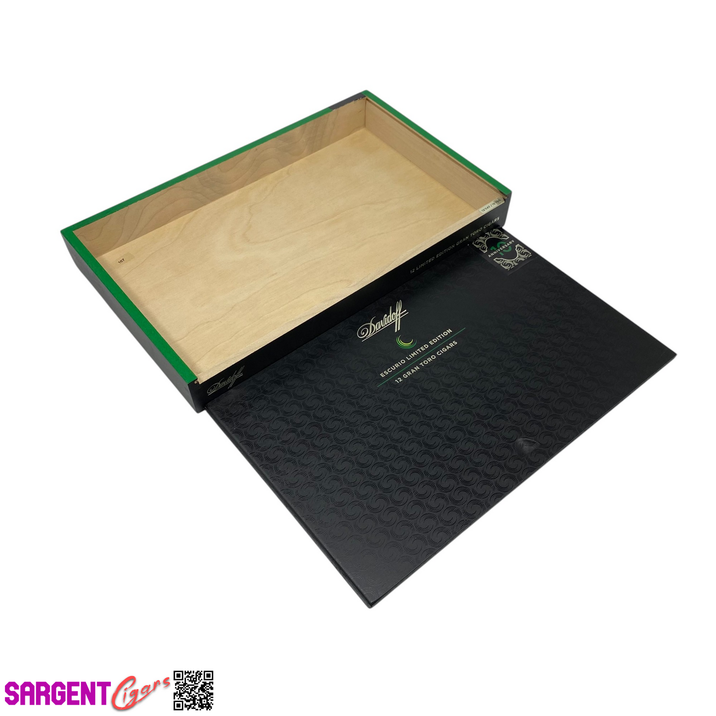 Davidoff Escurio Gran Toro Empty Wooden Cigar Box 11x6.75x1.5