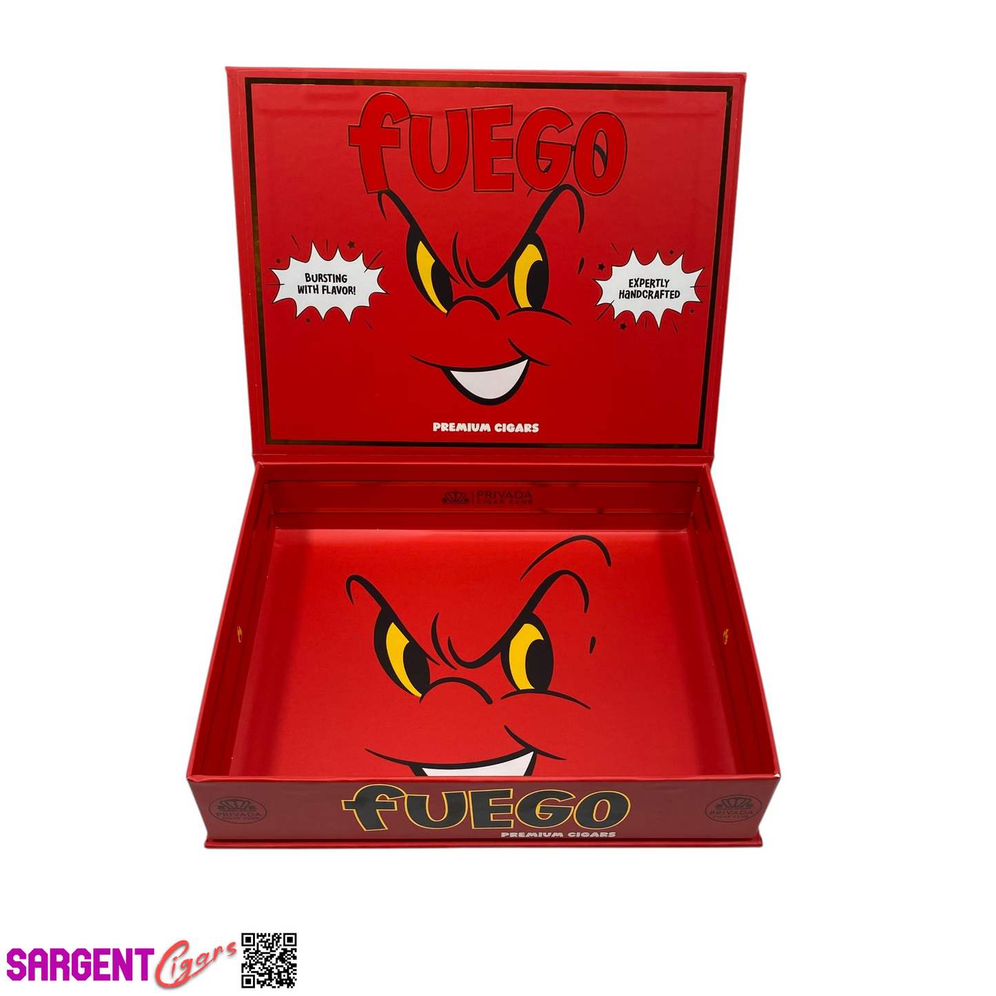 Fuego Empty Cigar Box 8.5x6.5x2