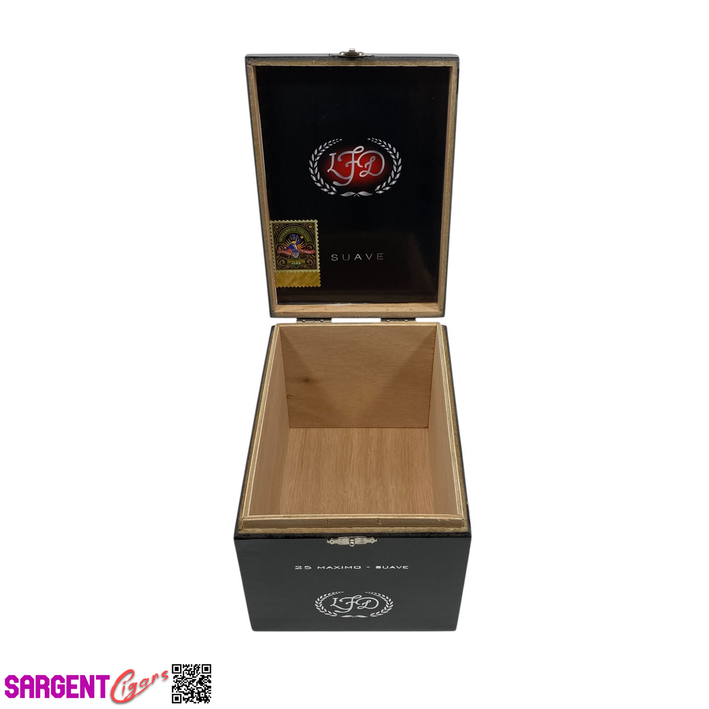 LFD Suave Maximo Empty Wooden Cigar Box 5x7x4.5