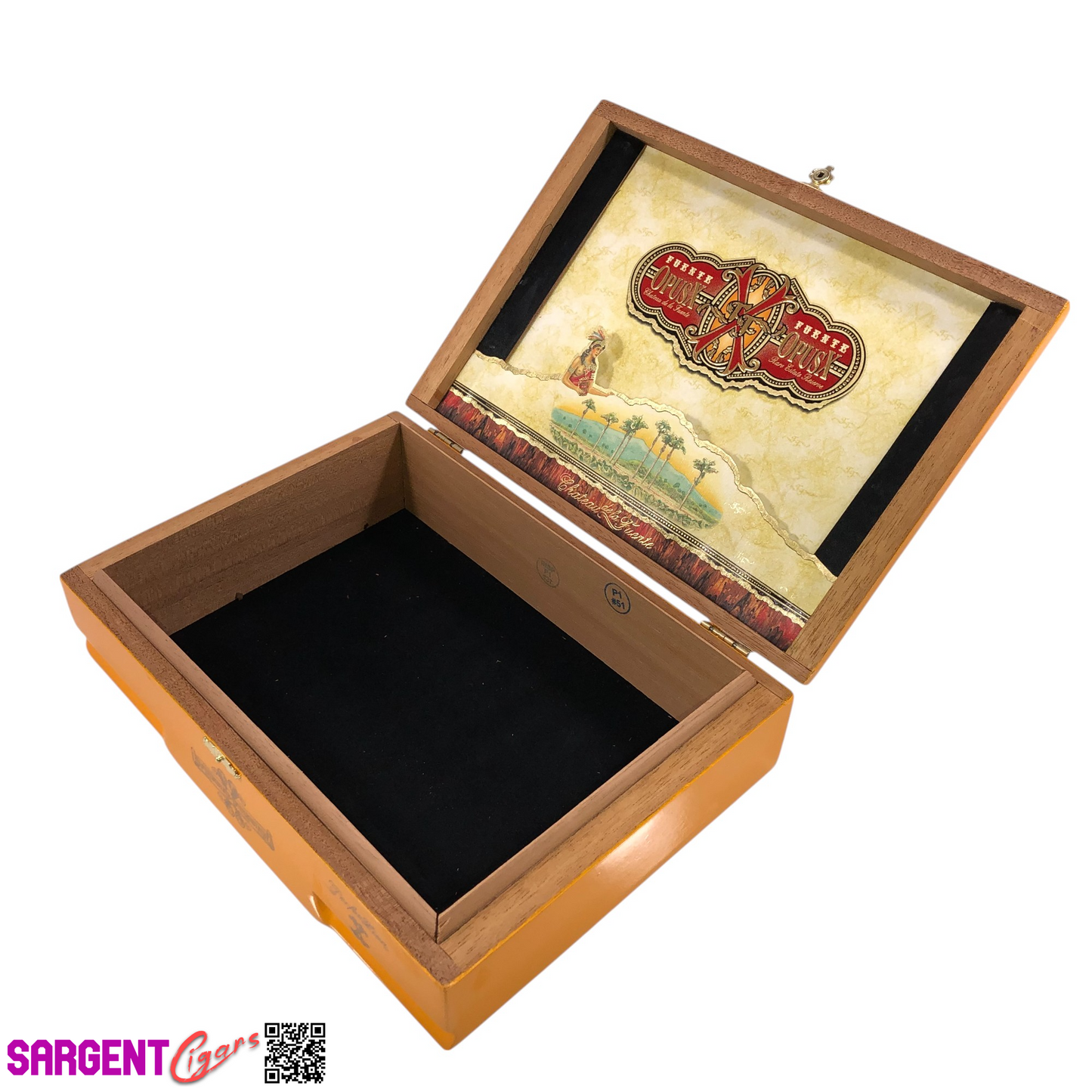 Arturo Fuente Opus X Perfection X Empty Wooden Cigar Box 10.25x7.5x3