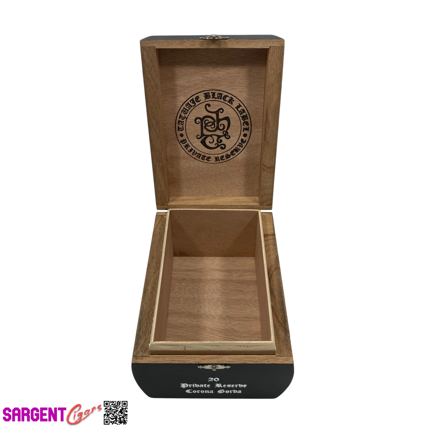 Tatuaje Private Reserve Corona Gorda Empty Wooden Cigar Box 5x7x3.25