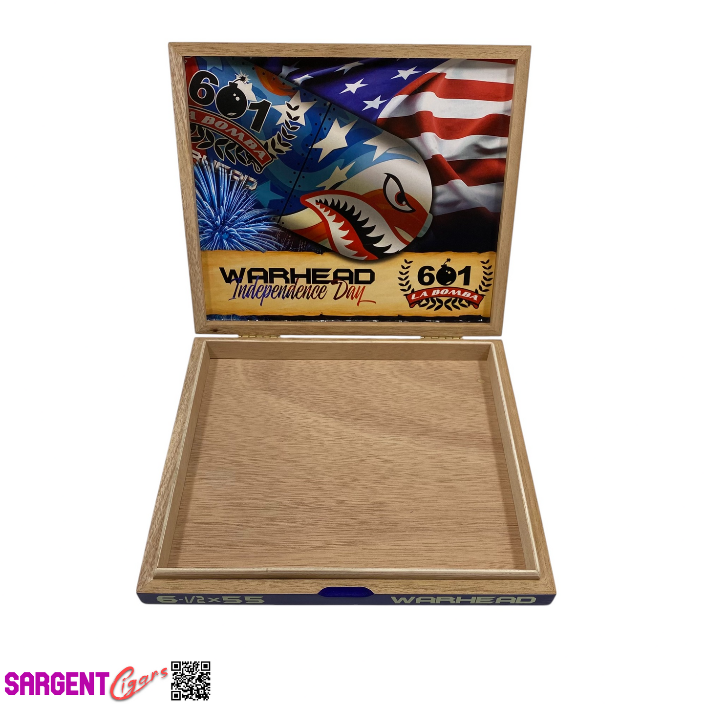 Espinosa 601 Warhead 2025 Empty Wooden Cigar Box 8.5x7.5x1