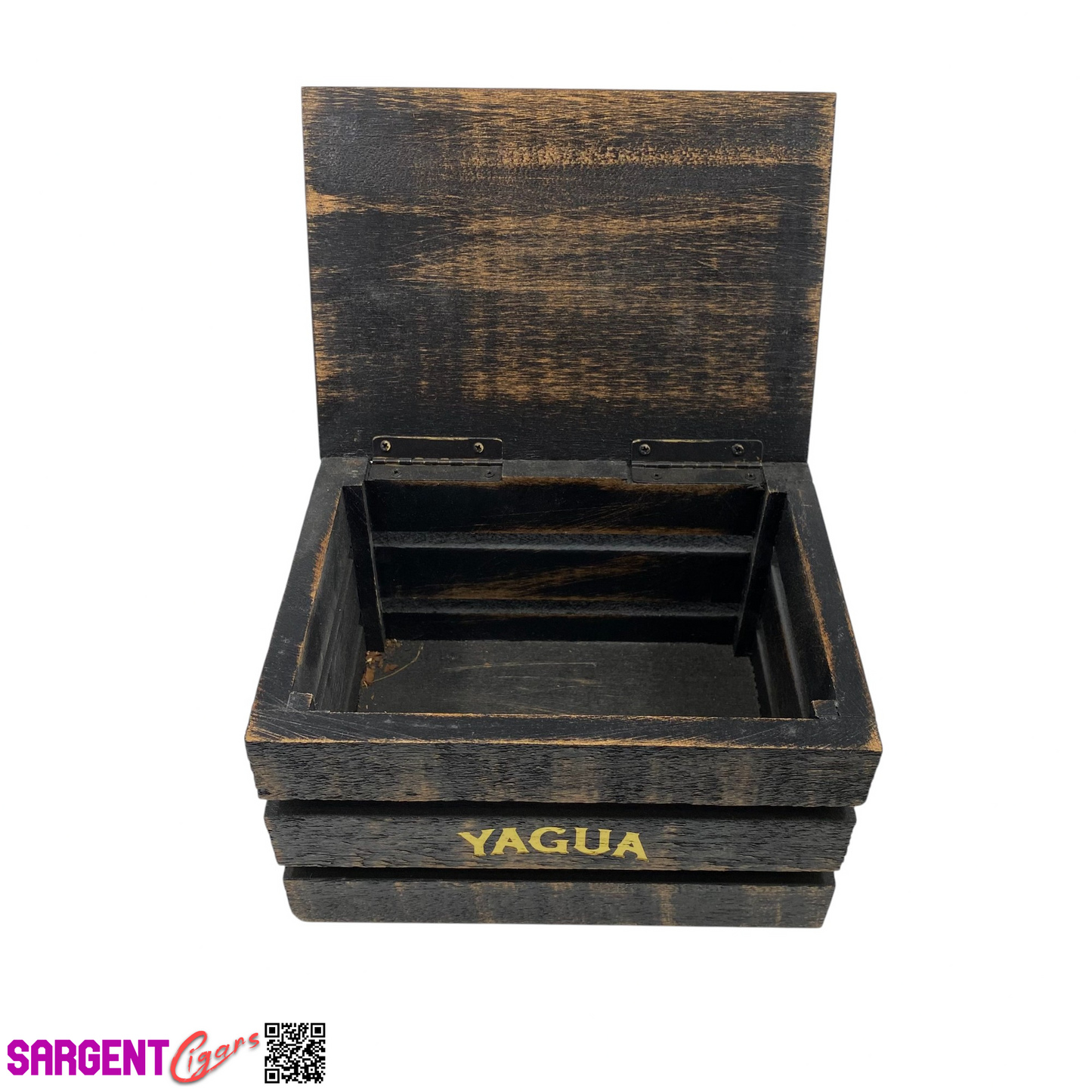 JC Newman Yagua Empty Wooden Cigar Box 7.75x5.5x4.75 (1)