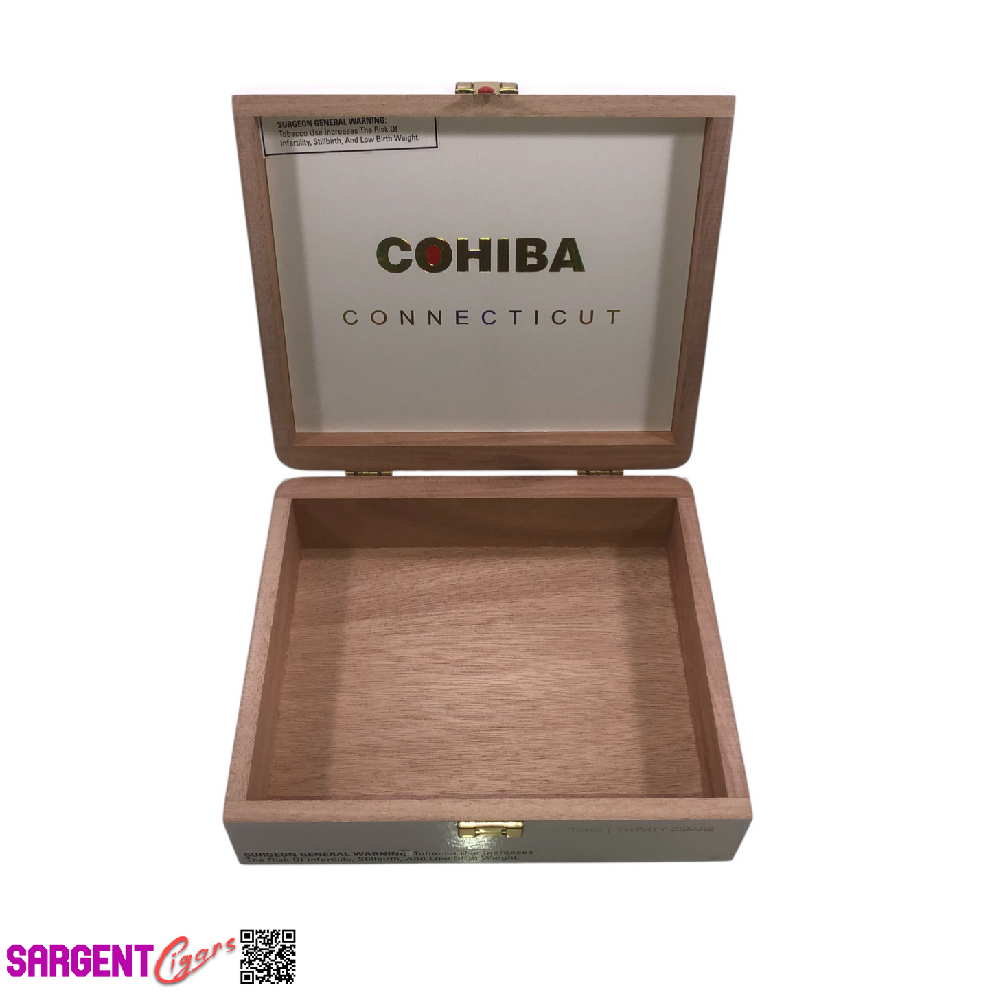 Cohiba Connecticut Toro Empty Wooden Cigar Box 9x7.75x2.5