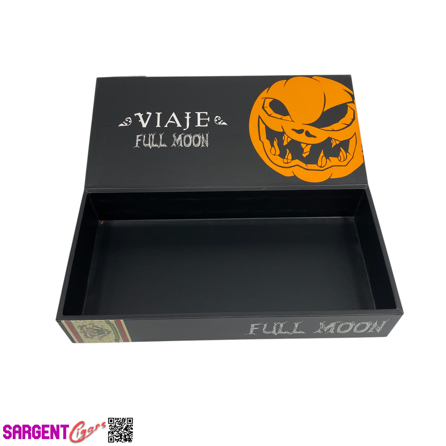 Viaje Full Moon Empty Wooden Cigar Box 11.25x5.5x2.25