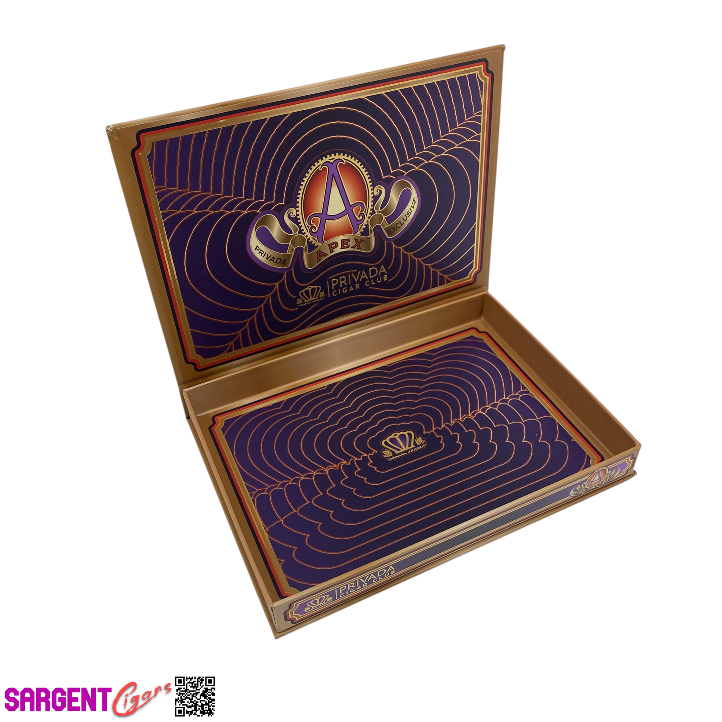 LCA Apex Empty Cigar Box 9x6.5x1.25