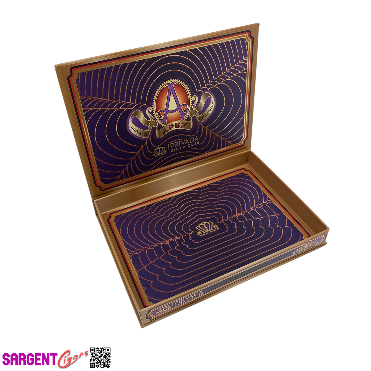 LCA Apex Empty Cigar Box 9x6.5x1.25