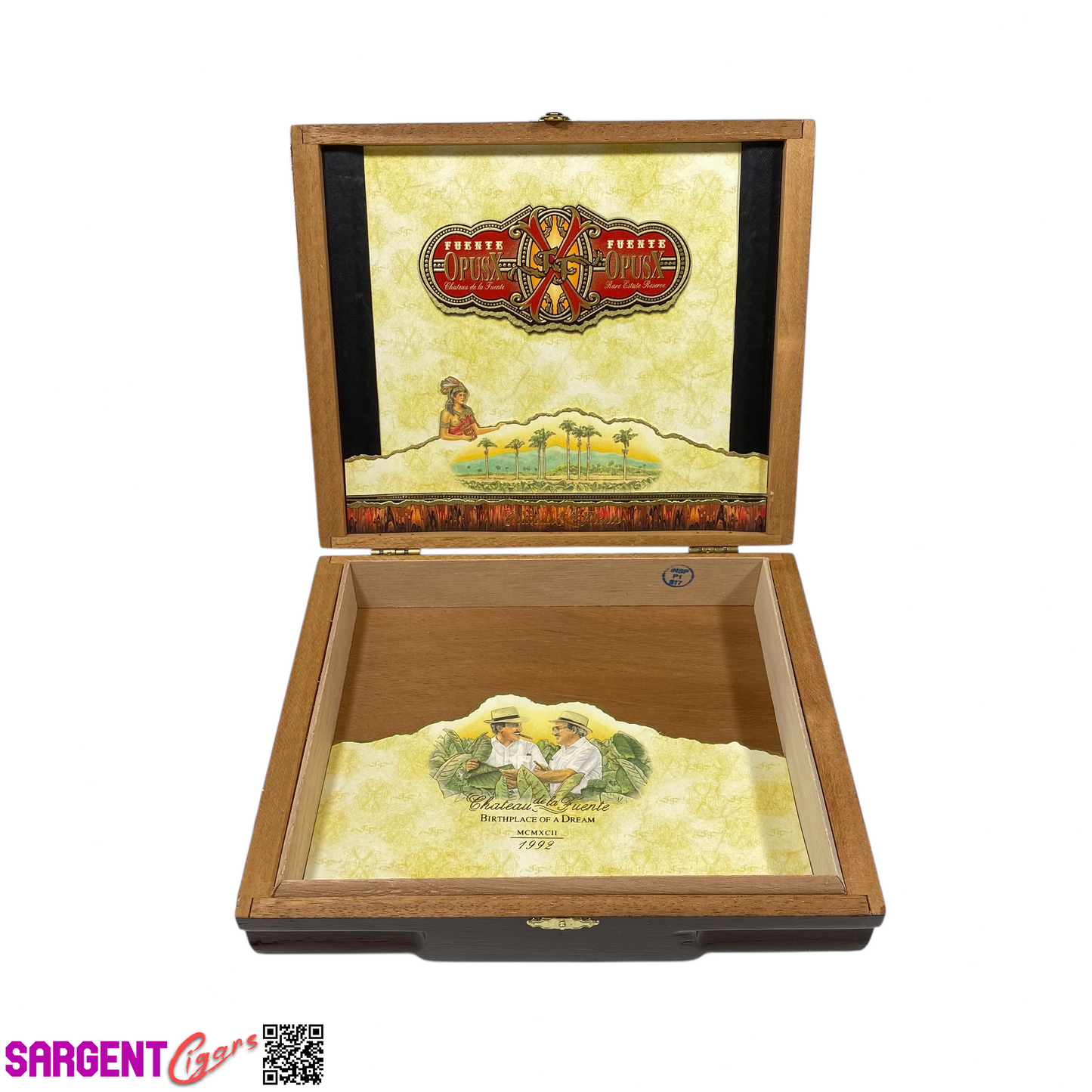 Arturo Fuente Opus X Perfection 888 Empty Wooden Cigar Box 9.5x8x2 (1)