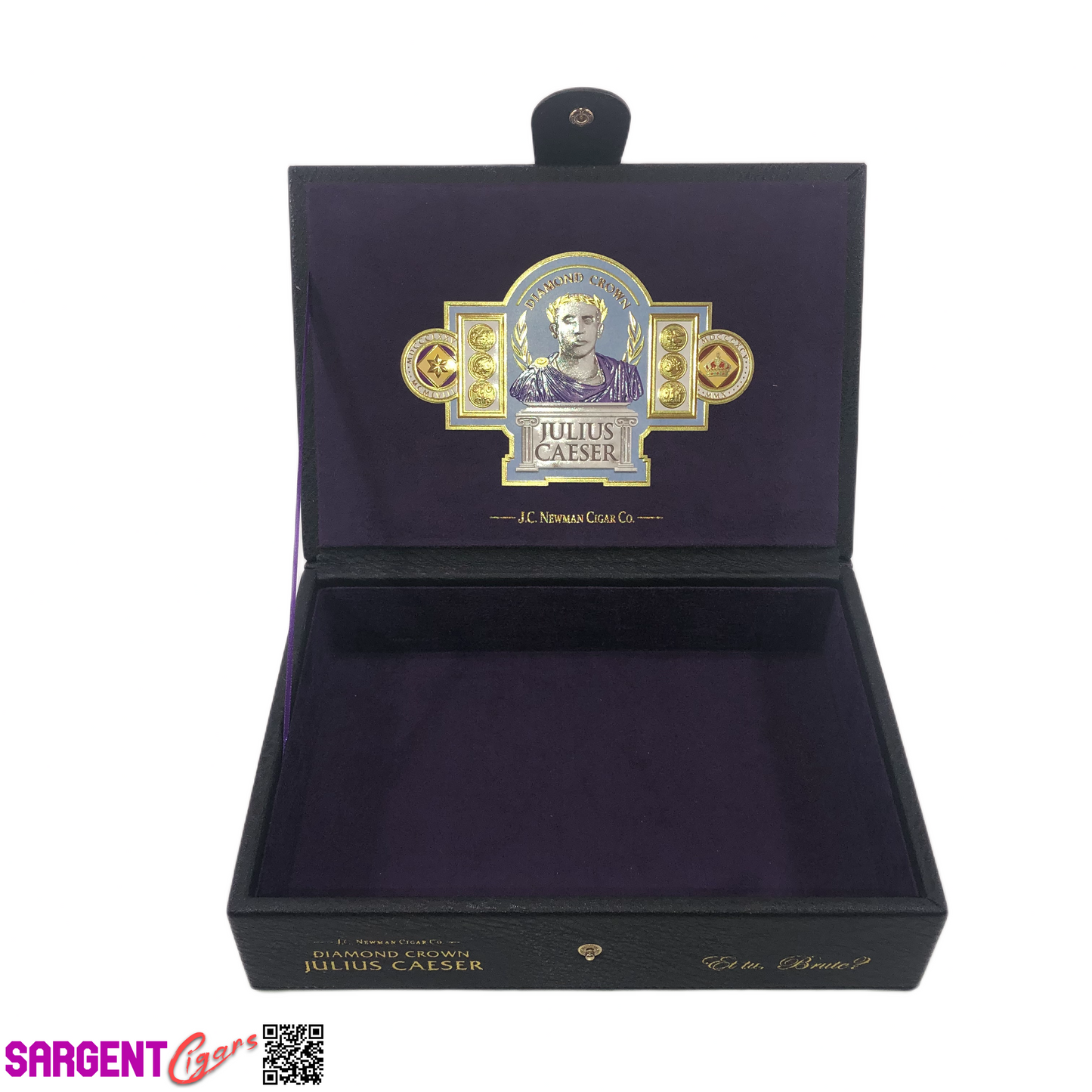 Diamond Crown Julius Caeser Toro Empty Wooden Cigar Box 9x7x2.25