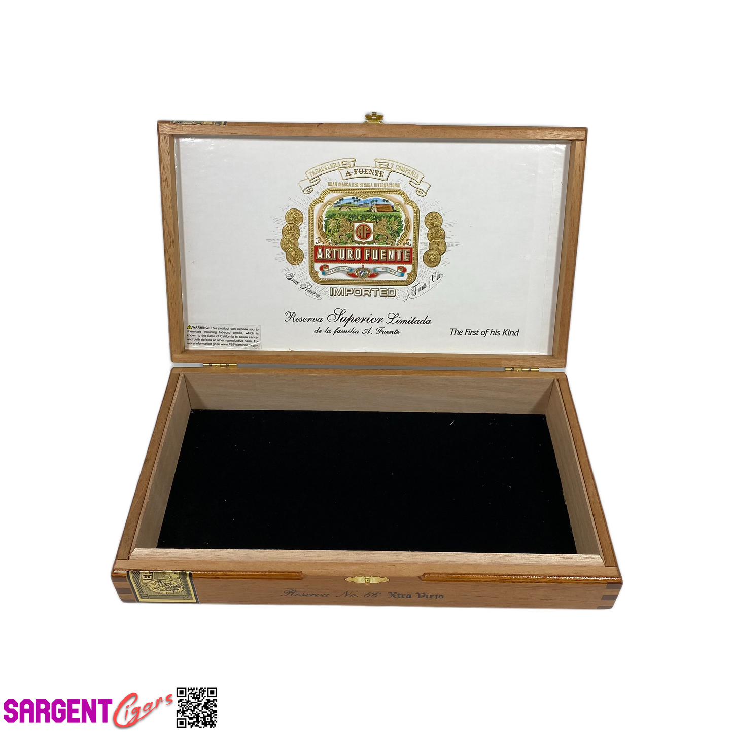 Arturo Fuente Anejo No66 Empty Wooden Cigar Box 12x7x2.25