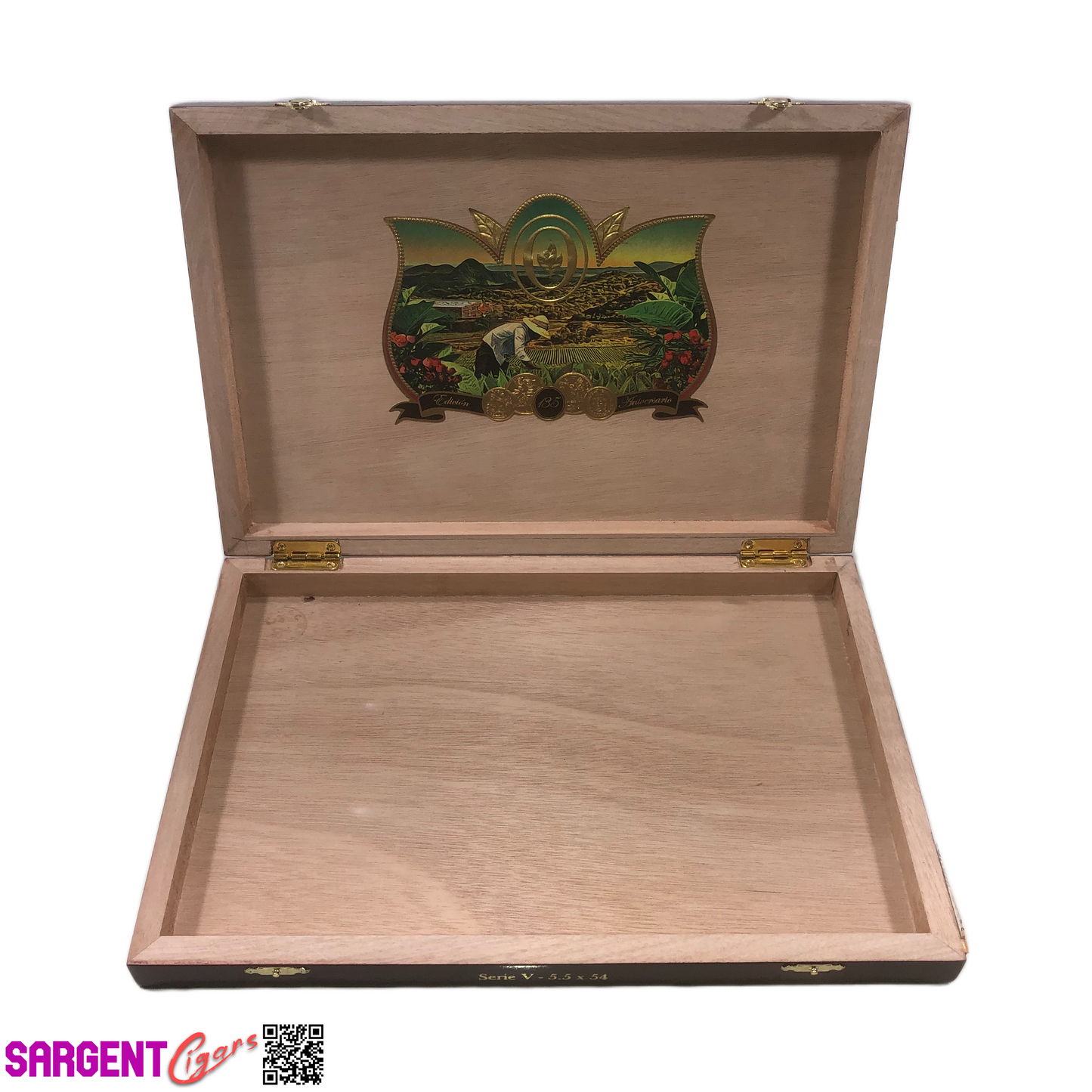 Oliva 135th Aniversario Empty Wooden Cigar Box 13.25x9x1.75 (1)