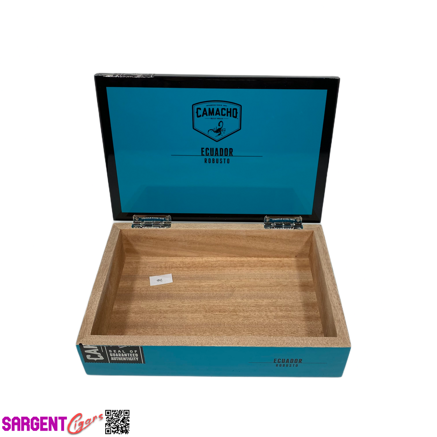 Camacho Ecuador Robusto Empty Wooden Cigar Box 8.75x6x2