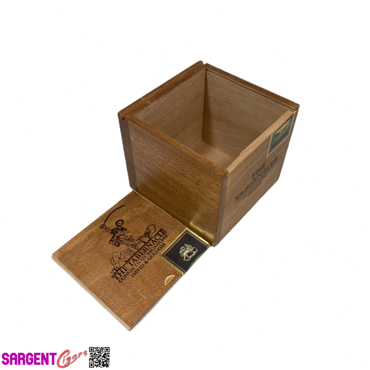 Tabernacle Goliath Empty Wooden Cigar Box 6x6x5.25
