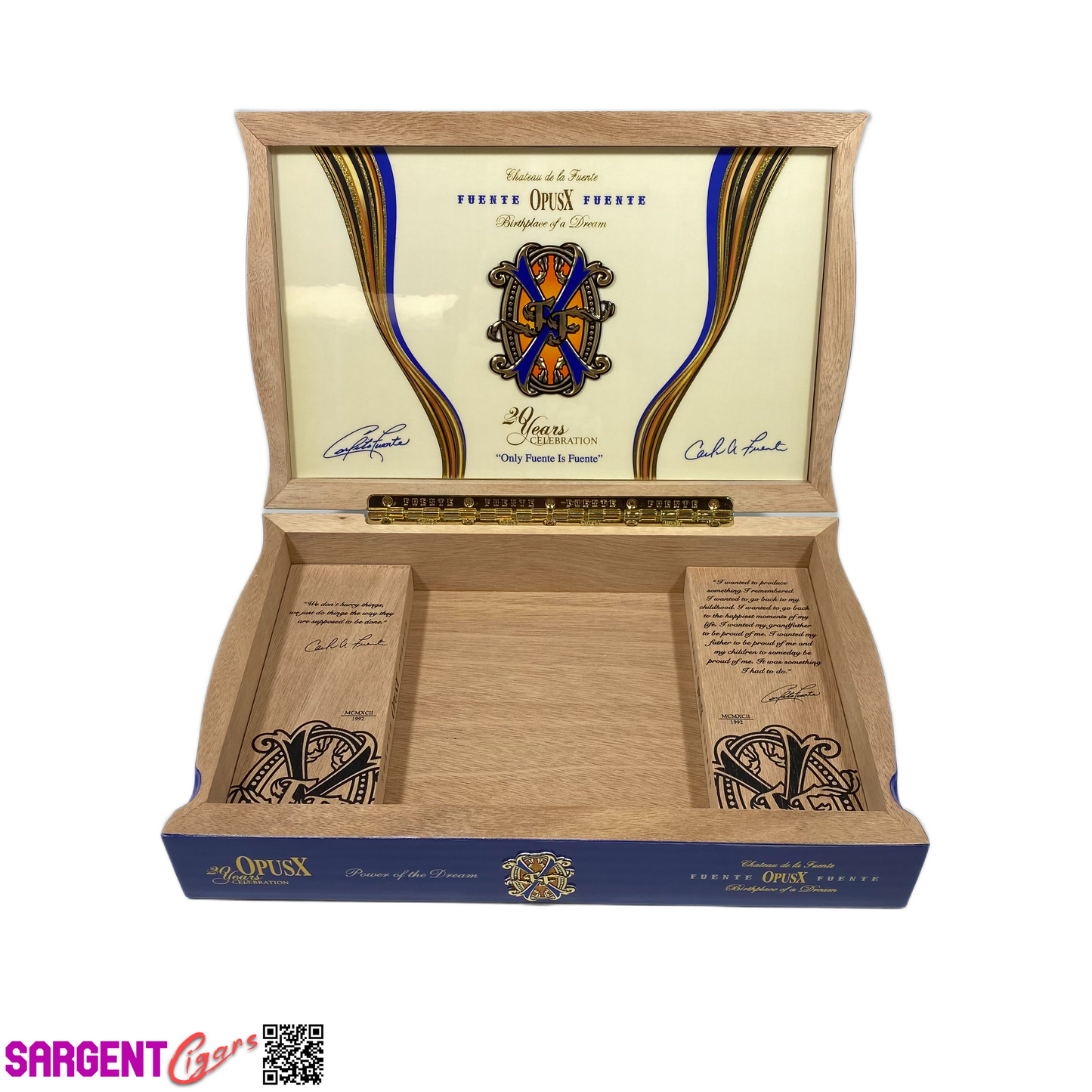Arturo Fuente Opus X Dream Empty Wooden Cigar Box 12x7.75x2.5