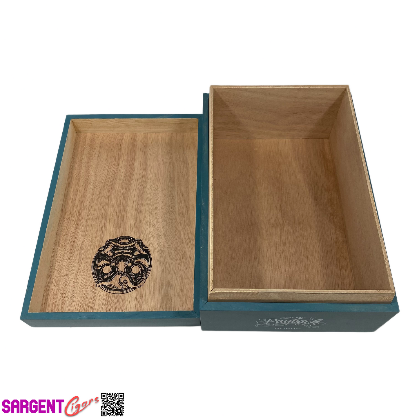 Room 101 The Big Payback Gordo Empty Wooden Cigar Box 7.25x10.75x4.25