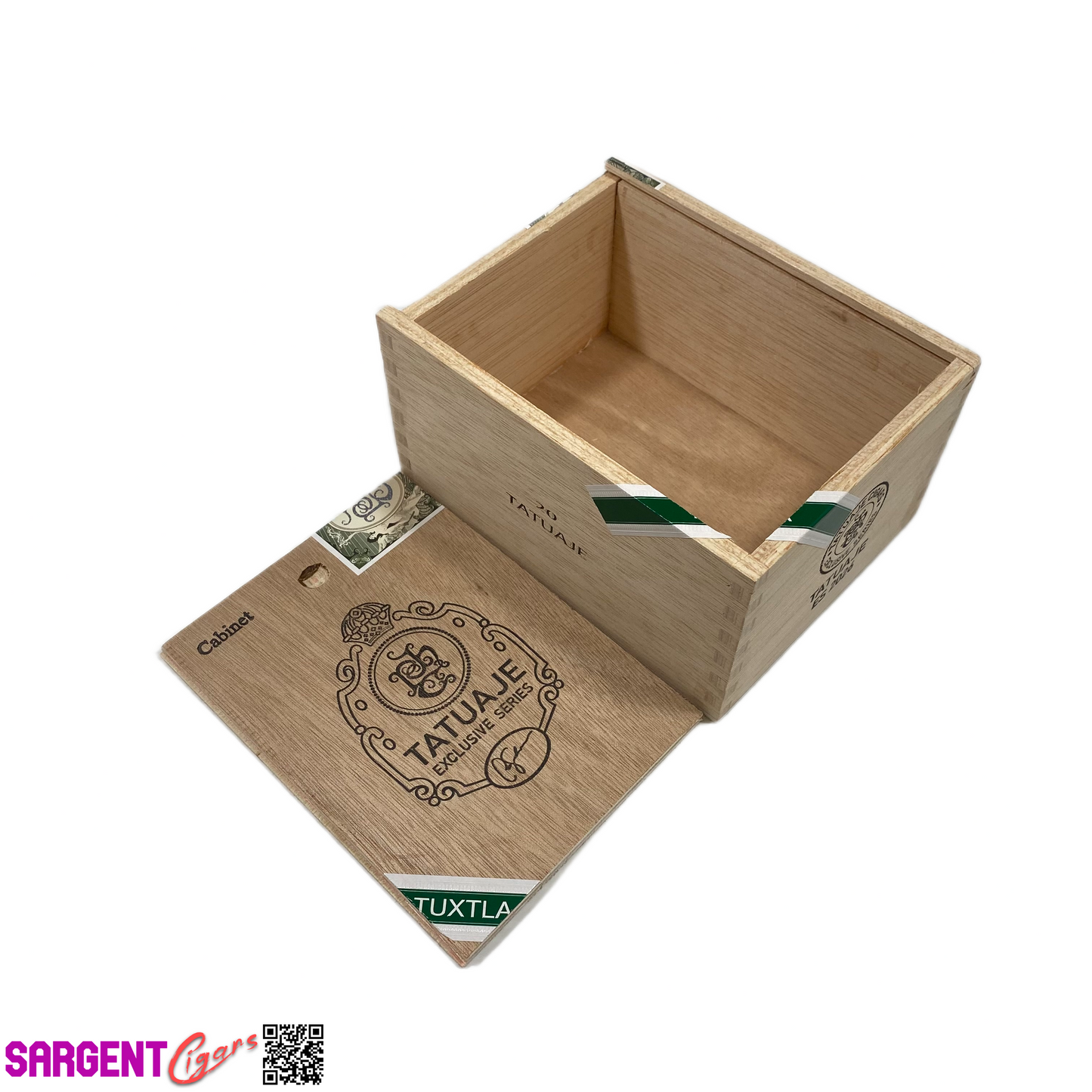 Tatuaje Tuxtla ES 2026 Empty Wooden Cigar Box 5x6.5x3.5