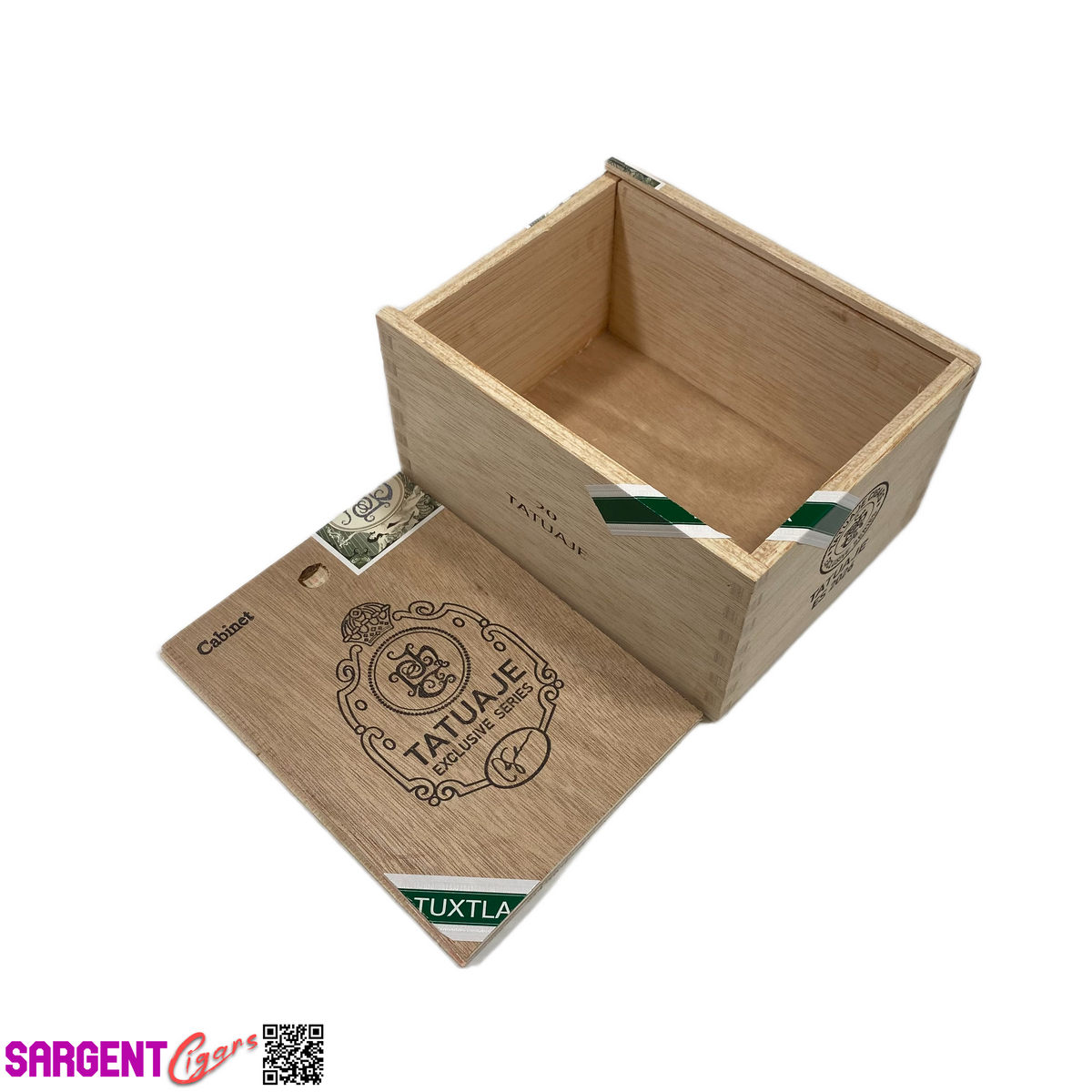 Tatuaje Tuxtla ES 2026 Empty Wooden Cigar Box 5x6.5x3.5