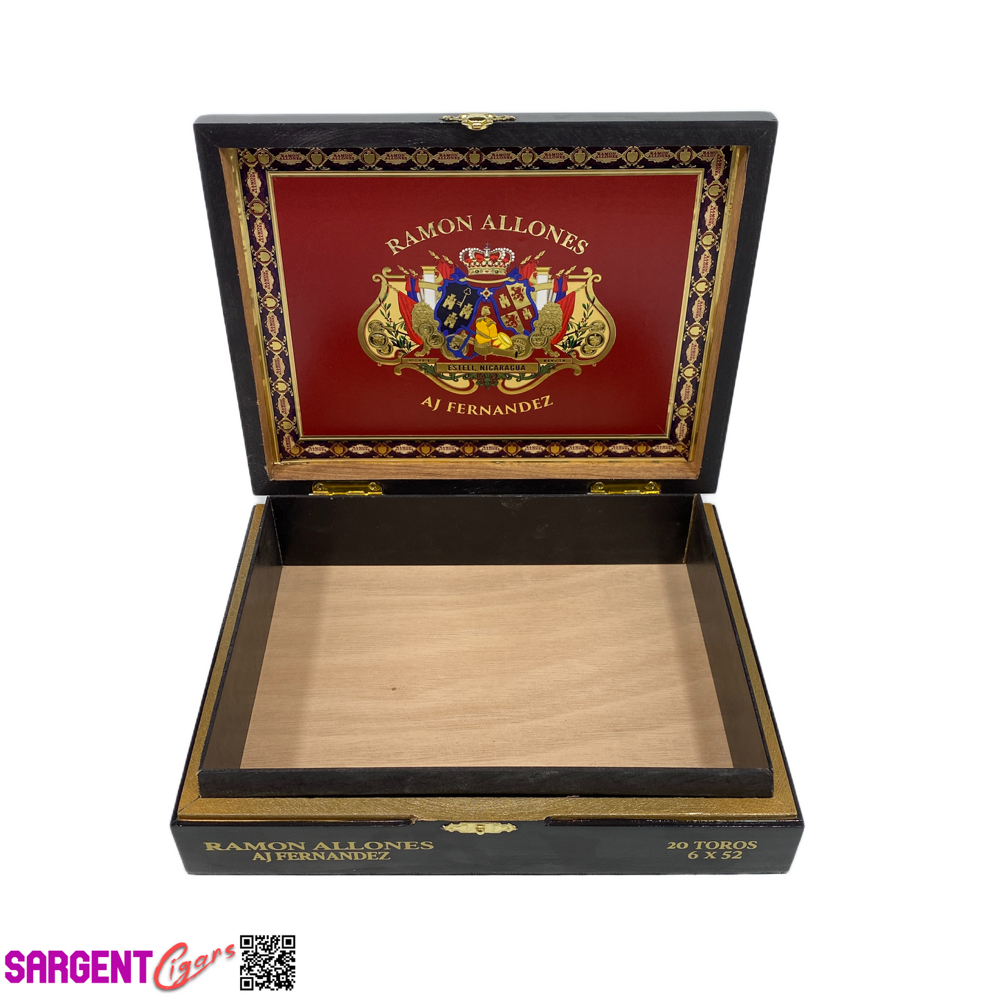 Ramon Toro Empty Wooden Cigar Box 9x7.25x2.25