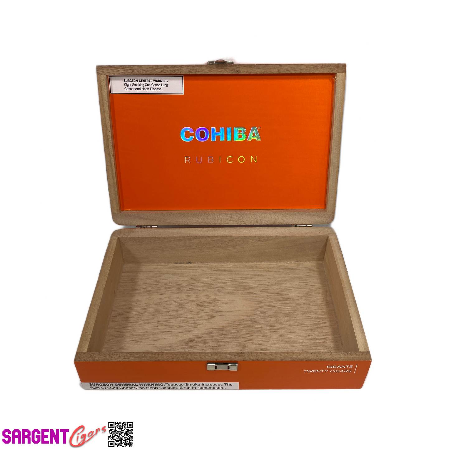 Cohiba Rubicon Gigante Empty Wooden Cigar Box 10.5x7.25x2.5