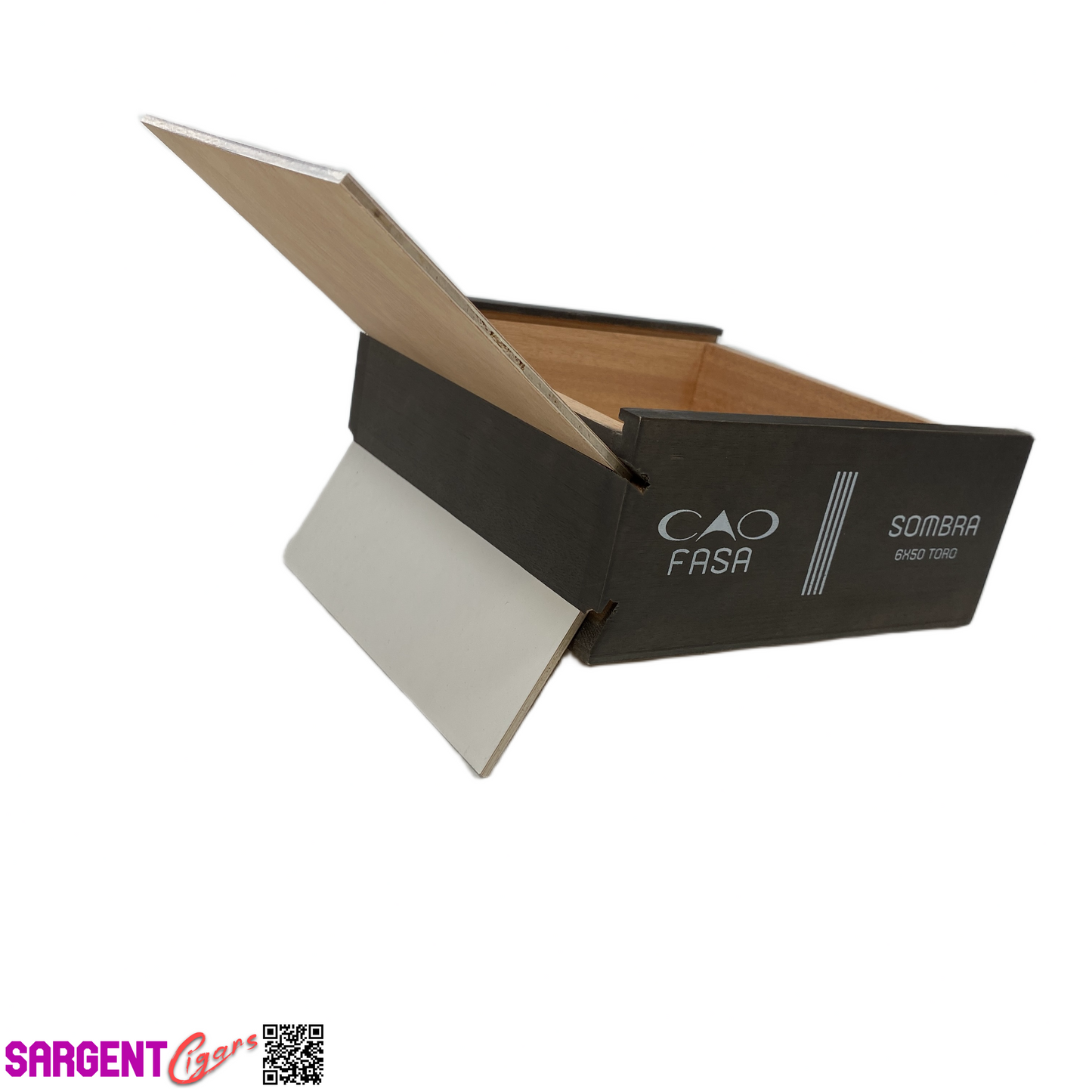 Cao Fasa Sombra Toro Empty Wooden Cigar Box 7x7x2.75