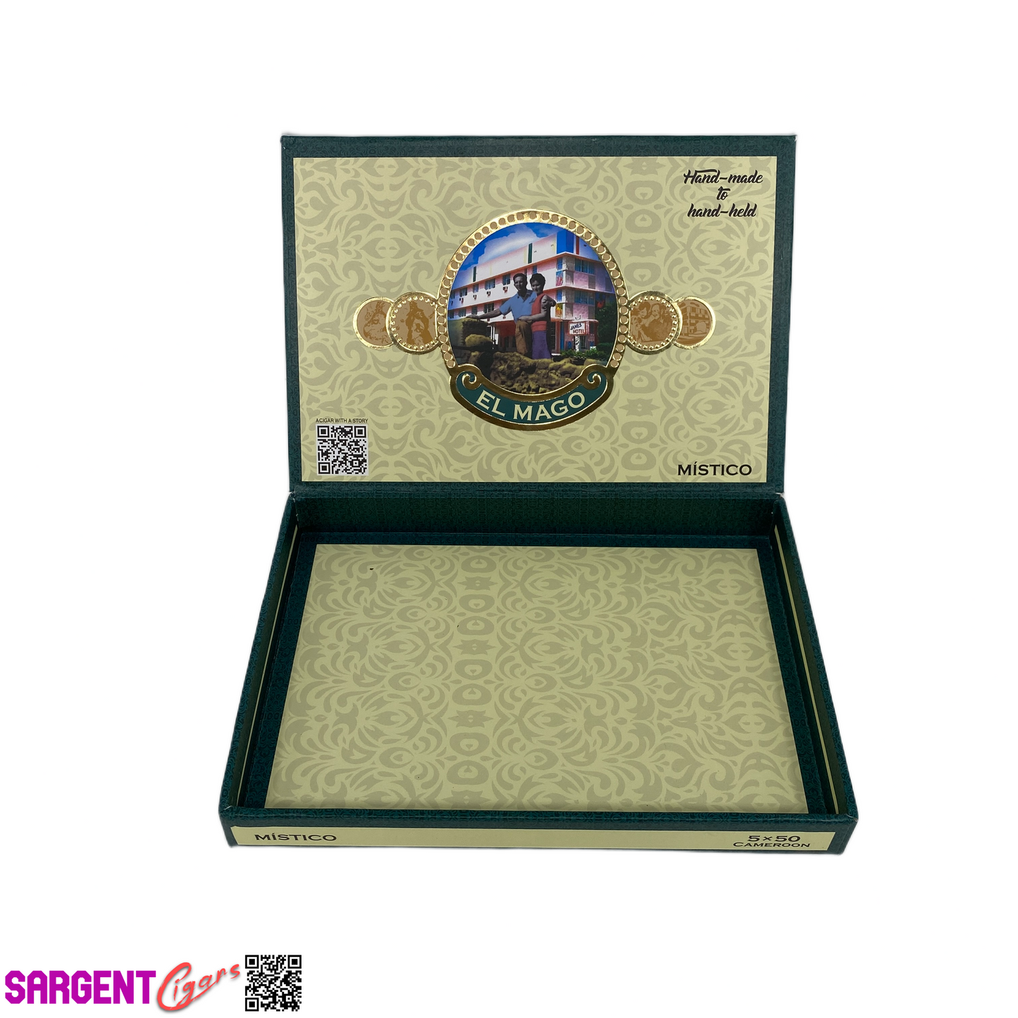 El Mago Mistico Empty Cigar Box 8x5.5x1
