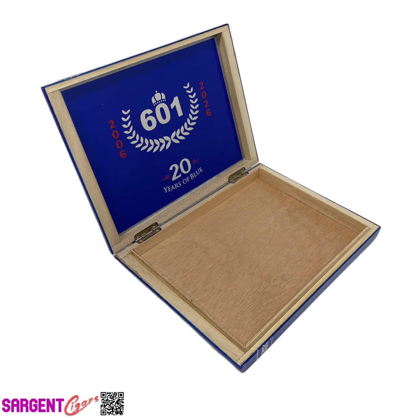 Espinosa 601 20th Anniversary Empty Wooden Cigar Box 11x8x1.25