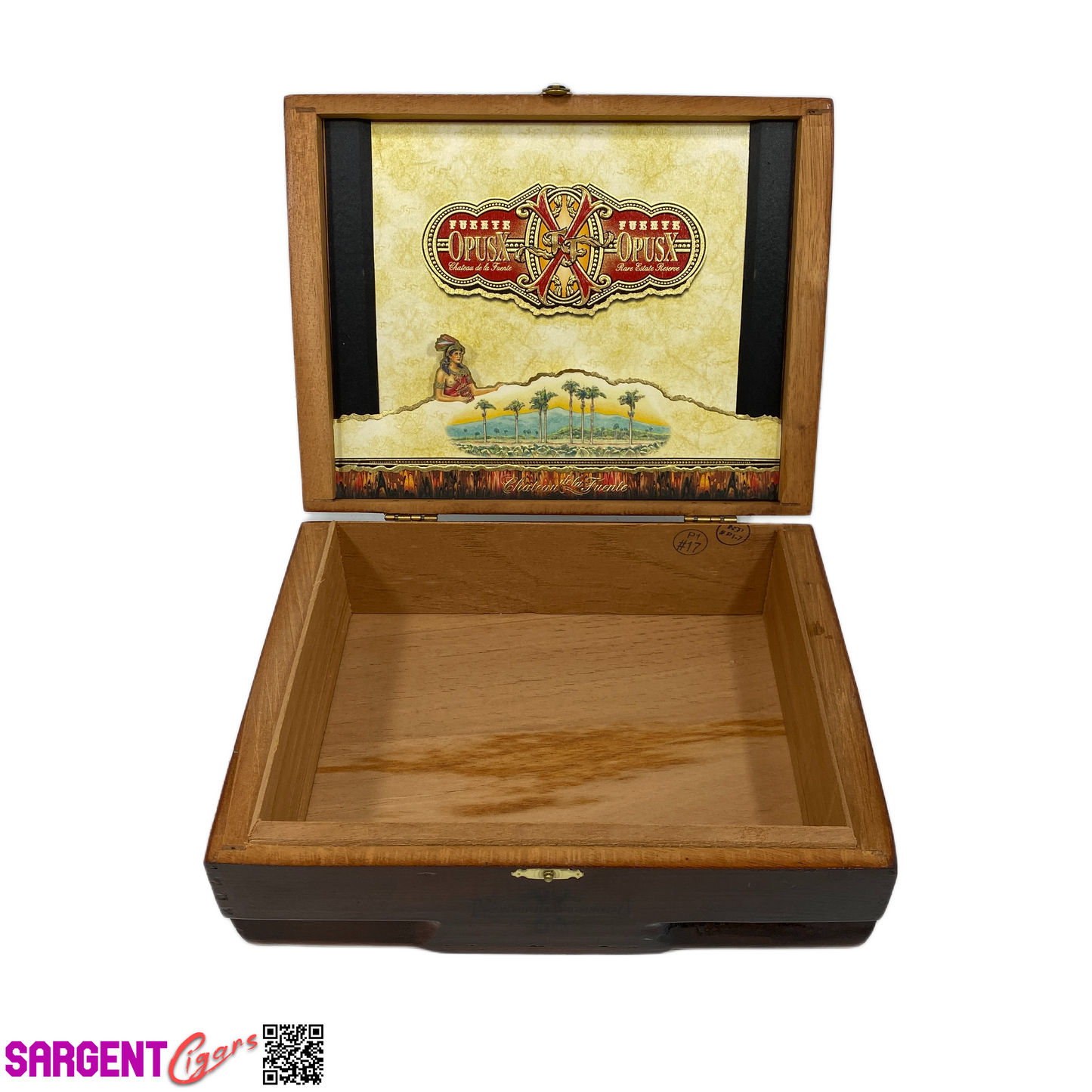 Arturo Fuente Opus X Perfection No2 Empty Wooden Cigar Box 9.5x7.5x3 (1)