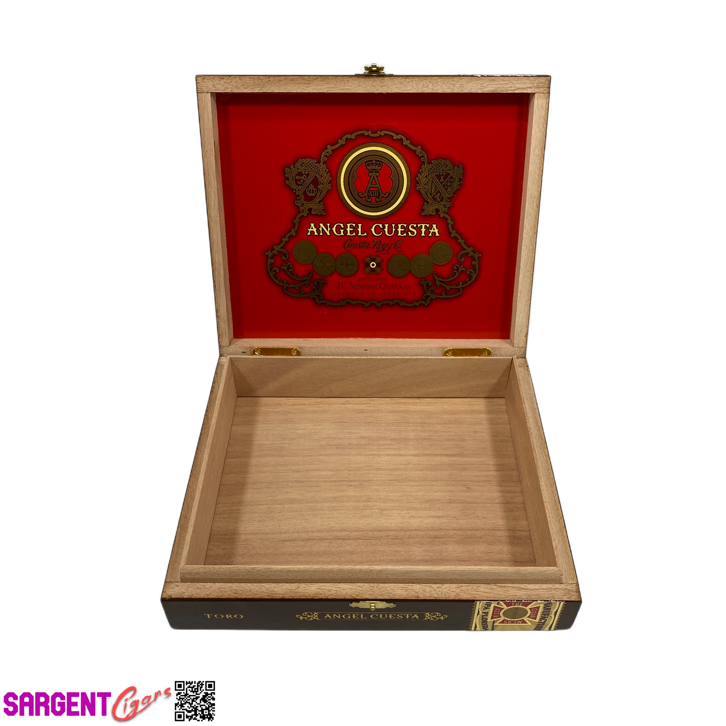 Cuesta Rey Angel Cuesta Toro Empty Wooden Cigar Box 9x8x2.25