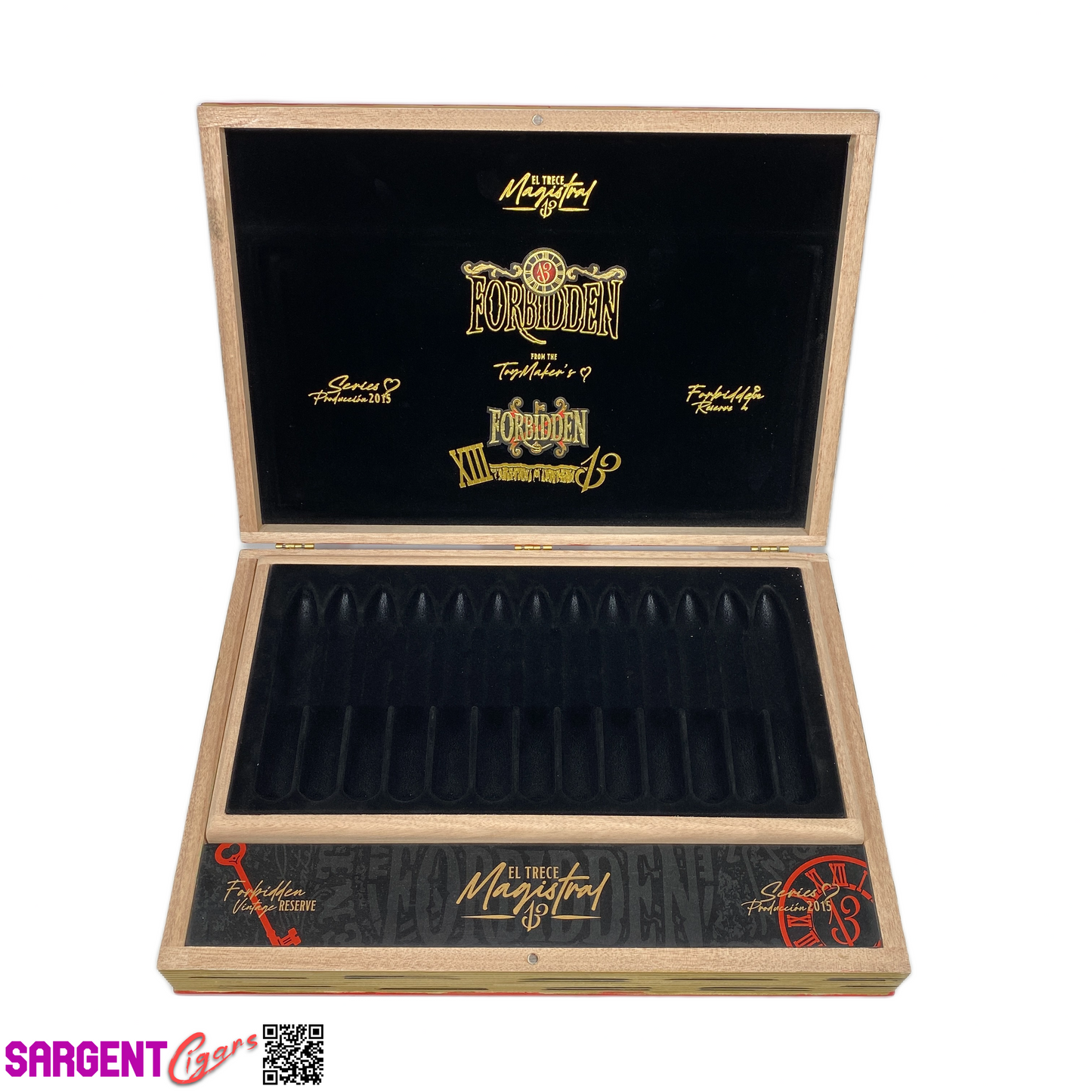 Arturo Fuente Opus X Forbidden X Empty Wooden Cigar Box 15.5x11x2.5