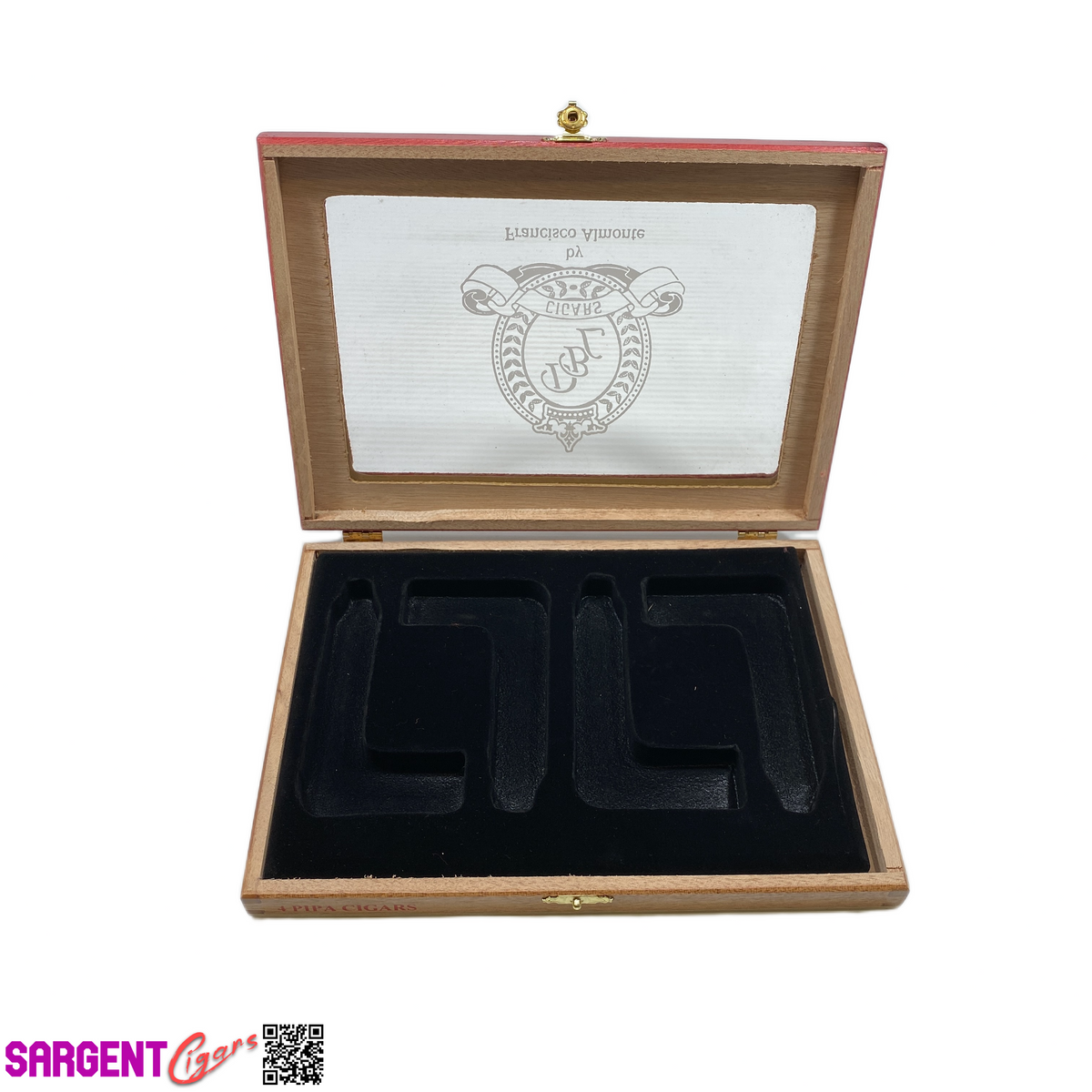 DBL Pipa Empty Wooden Cigar Box 10x7x1.5