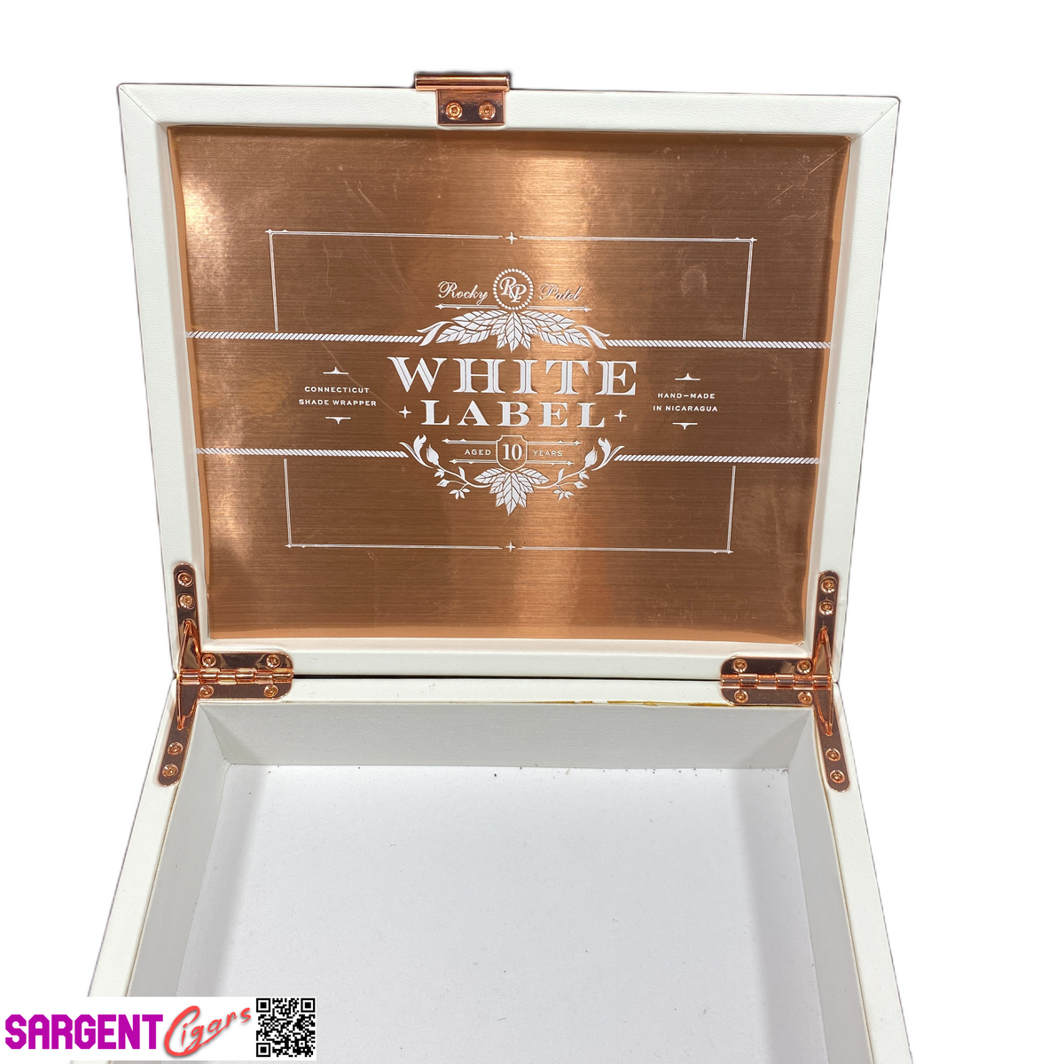 Rocky Patel White Label Toro Empty Wooden Cigar Box 9x7.5x3.5