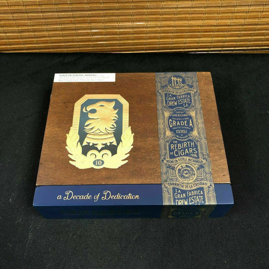 Undercrown 10 Toro Empty Wooden Cigar Box 9x8x2