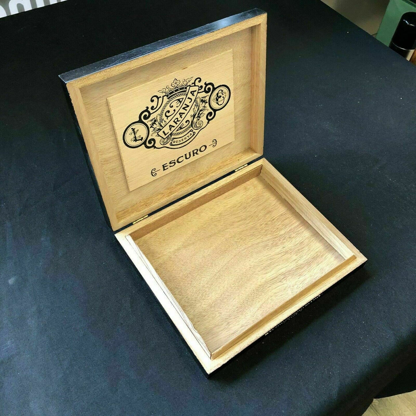 Espinosa Laranja Escuro Robusto Extra Empty Wooden Cigar Box 9x7x1.25