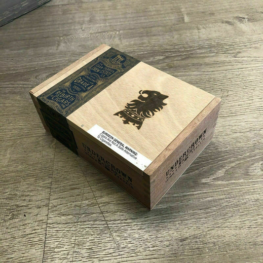 Undercrown Maduro Robusto Empty Wooden Cigar Box 8.5x6x3.25