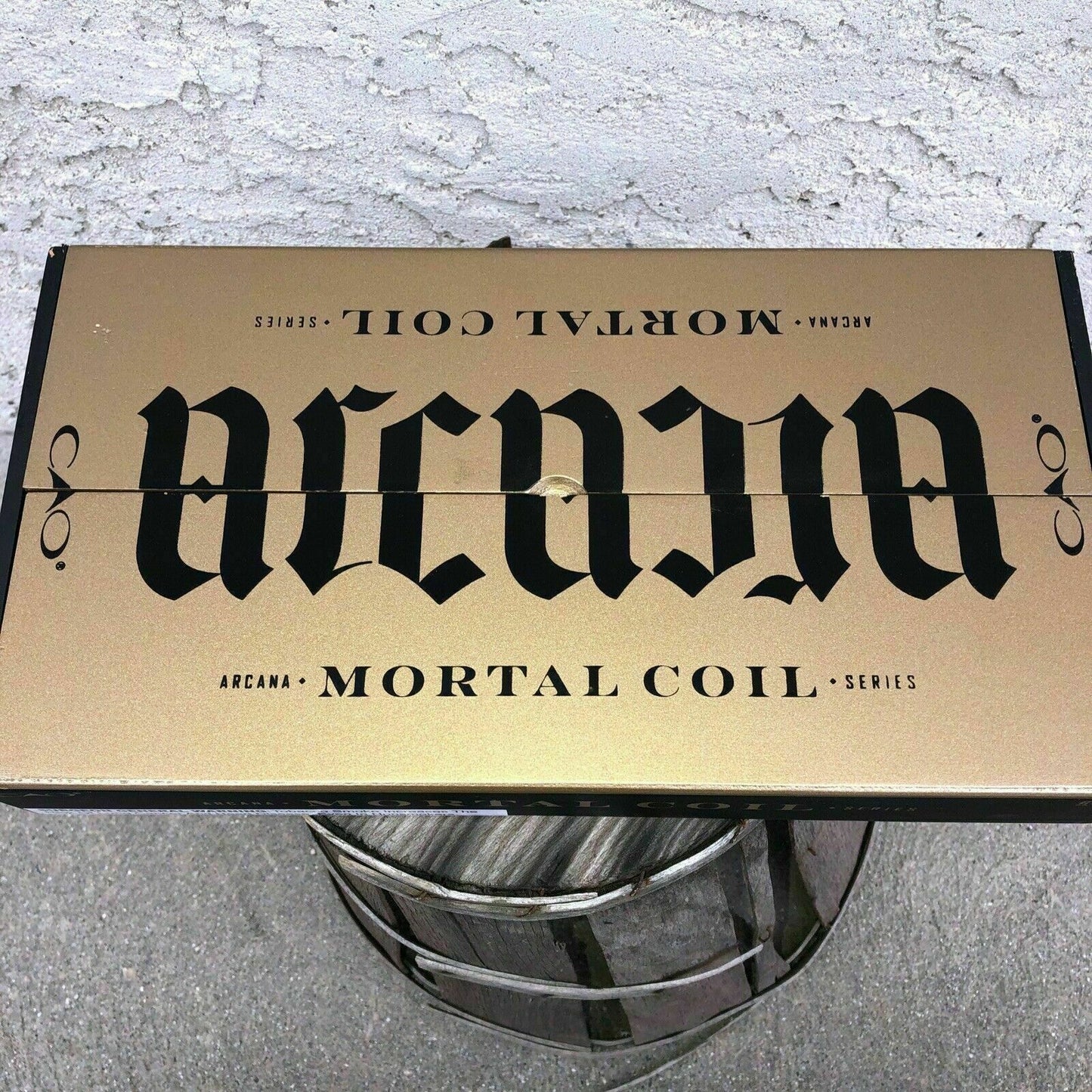 Cao Arcana Series Mortal Coil Empty Wooden Cigar Box 13x7x2.25