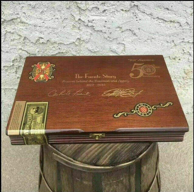 Arturo Fuente TAA Opus X 1912 Nacimiento Empty Wooden Cigar Box 10.75x7x1.5