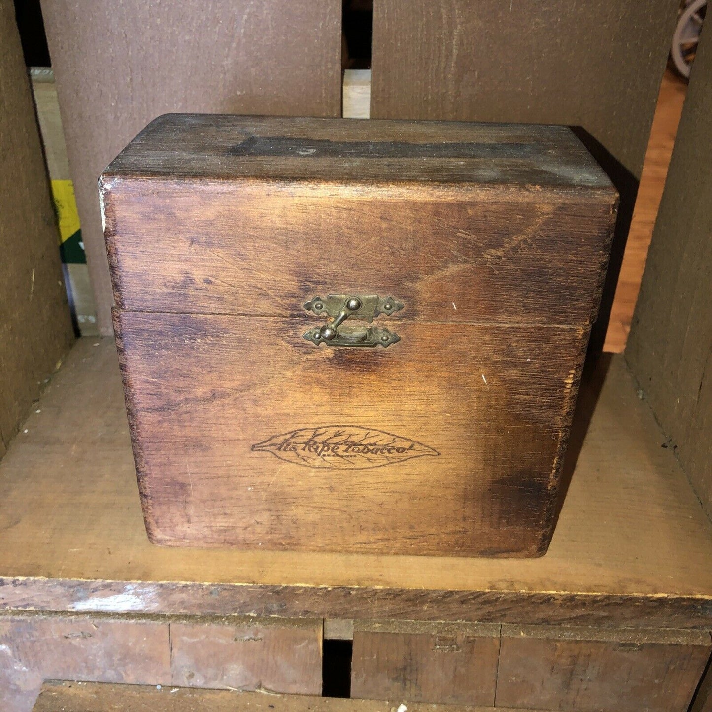 Bayuk Philadelphia Longfellow Panatella Empty Vintage Wooden Cigar Box