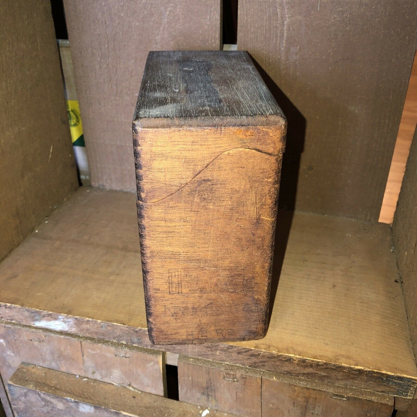 Bayuk Philadelphia Longfellow Panatella Empty Vintage Wooden Cigar Box