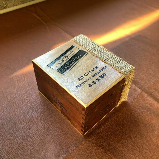 Nestor Miranda Special Selection Empty Wooden Cigar Box 5x5.5x3.5